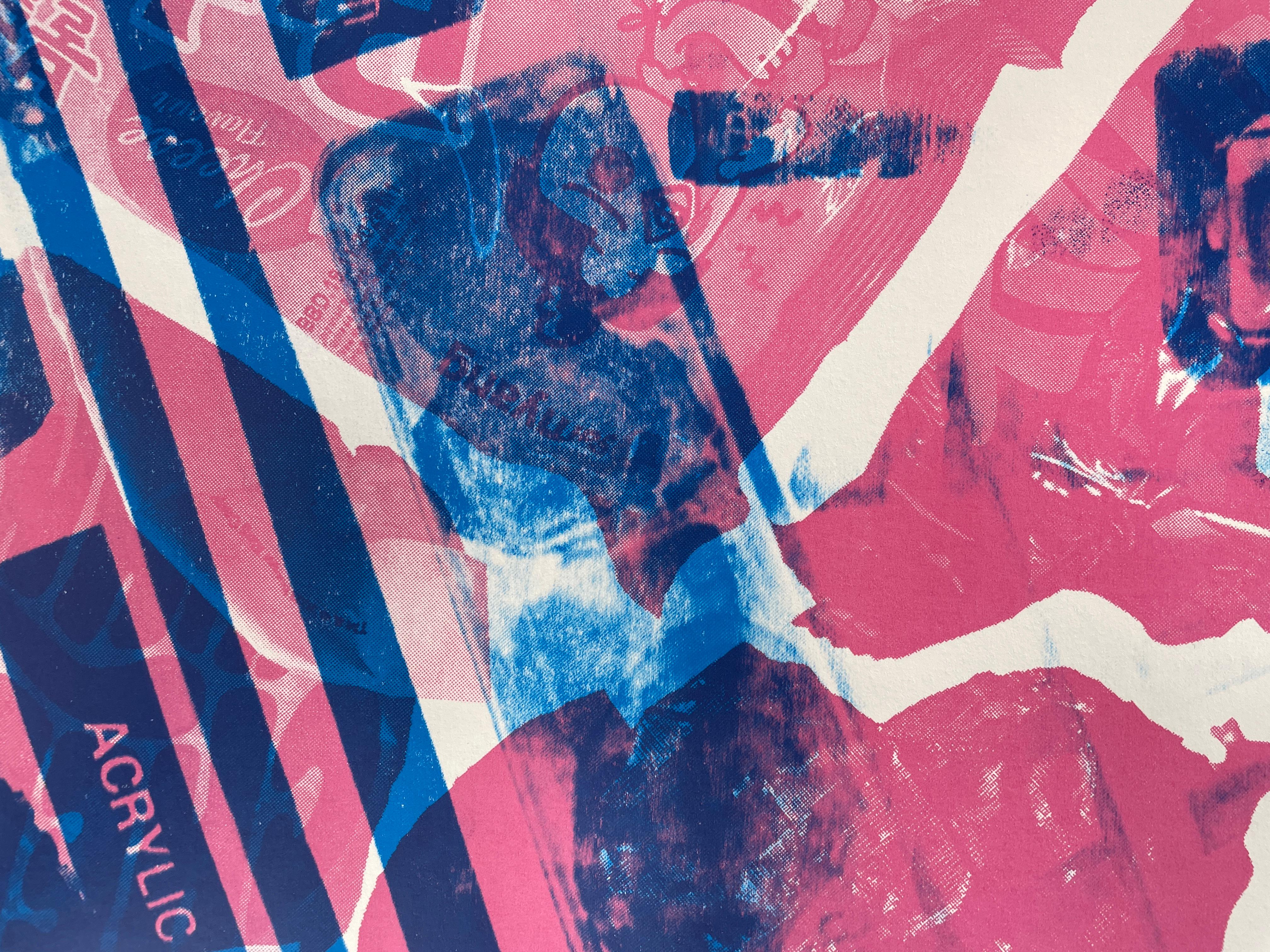 Screen Print - (Only Blue and Pink)
