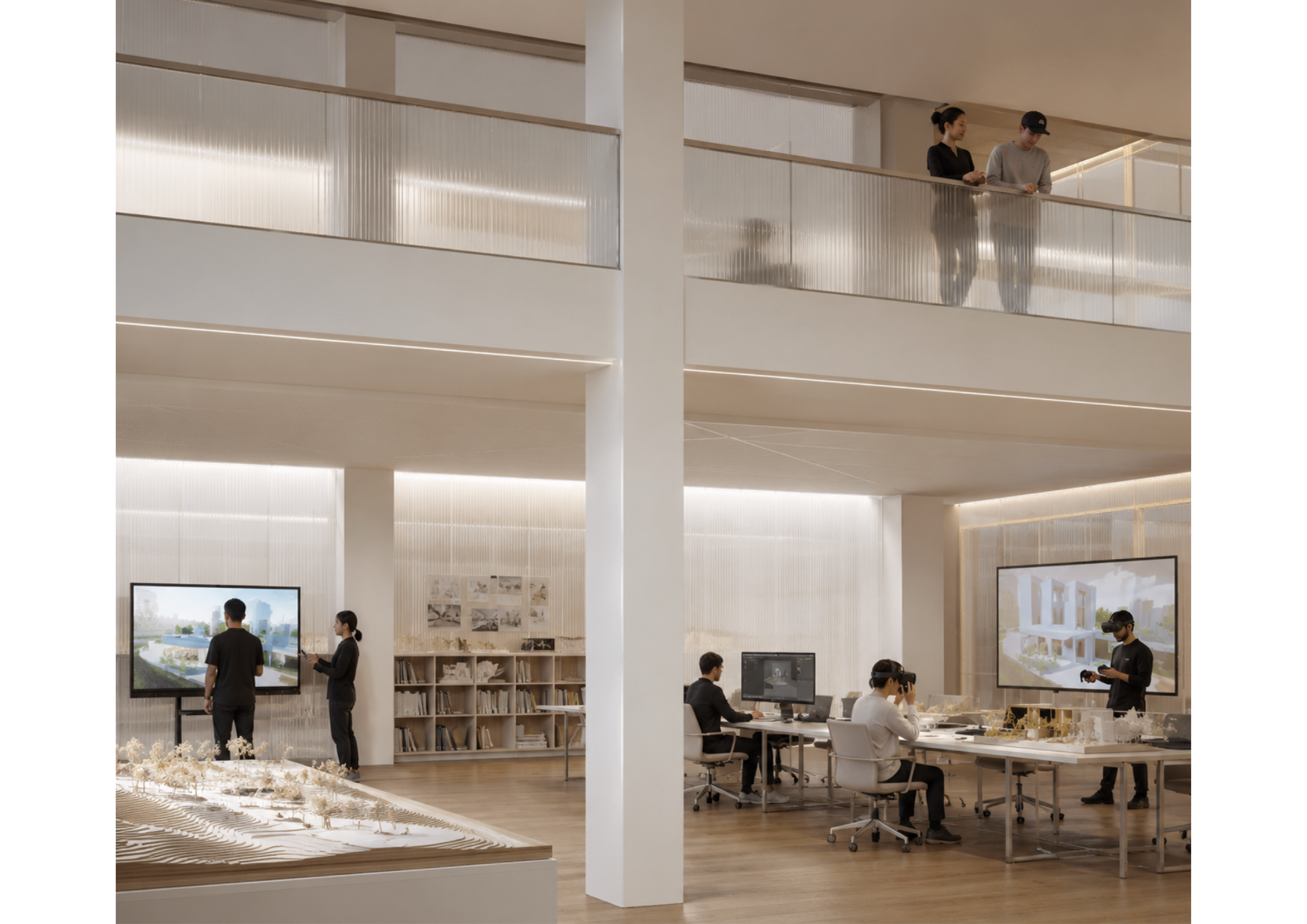 Architectural Studio Spaces in 2080