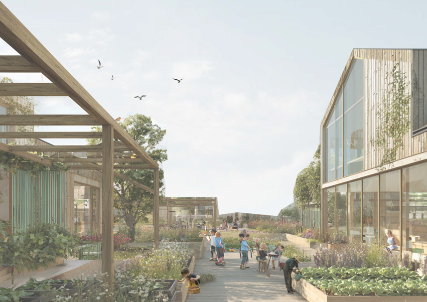 Harbour Resilience Community Gardening Render
