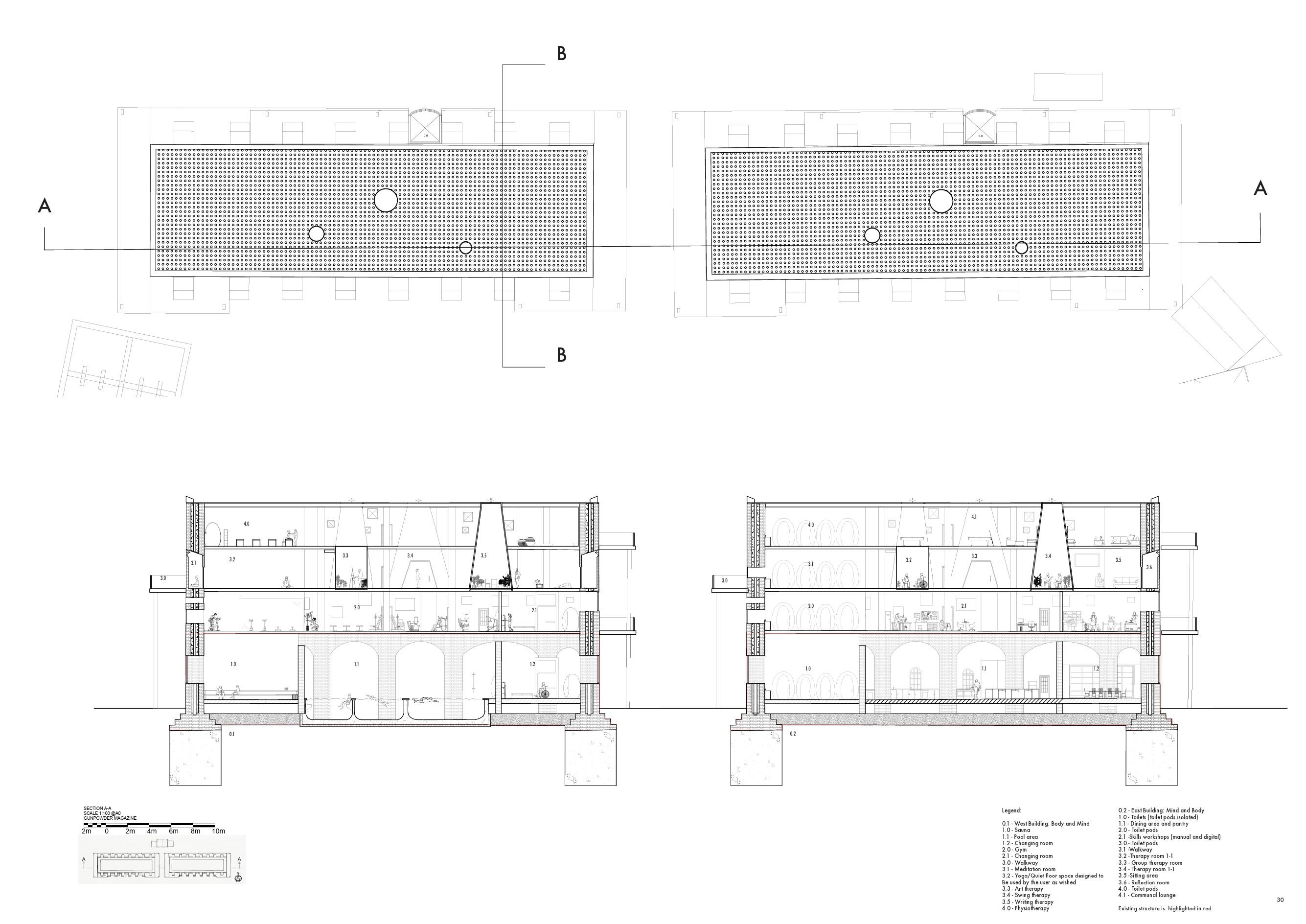 Reclaiming Light:A Fort Made Gentle - Long Section 