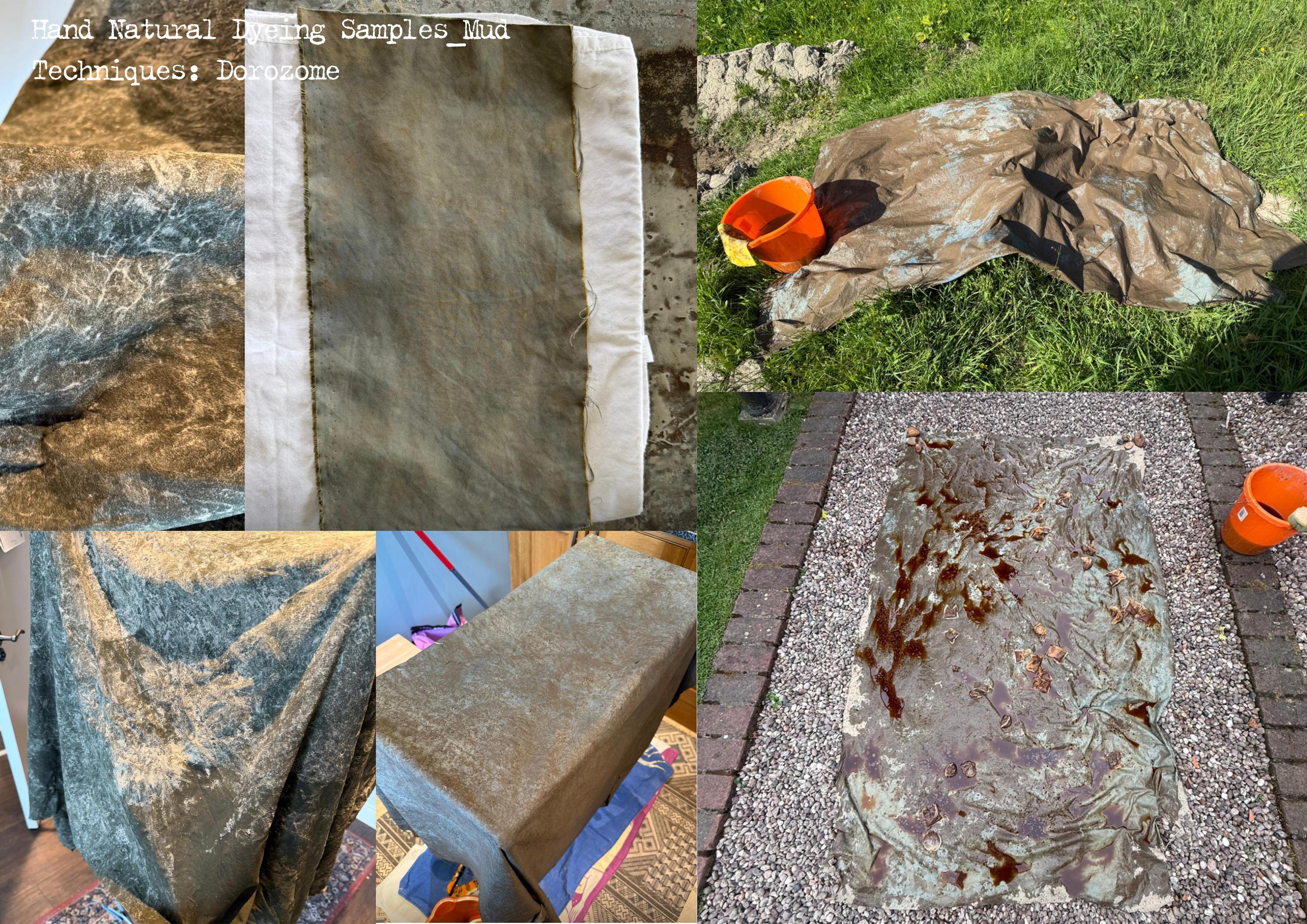 Hand Dyeing Technique; Dorozome(mud dyeing)