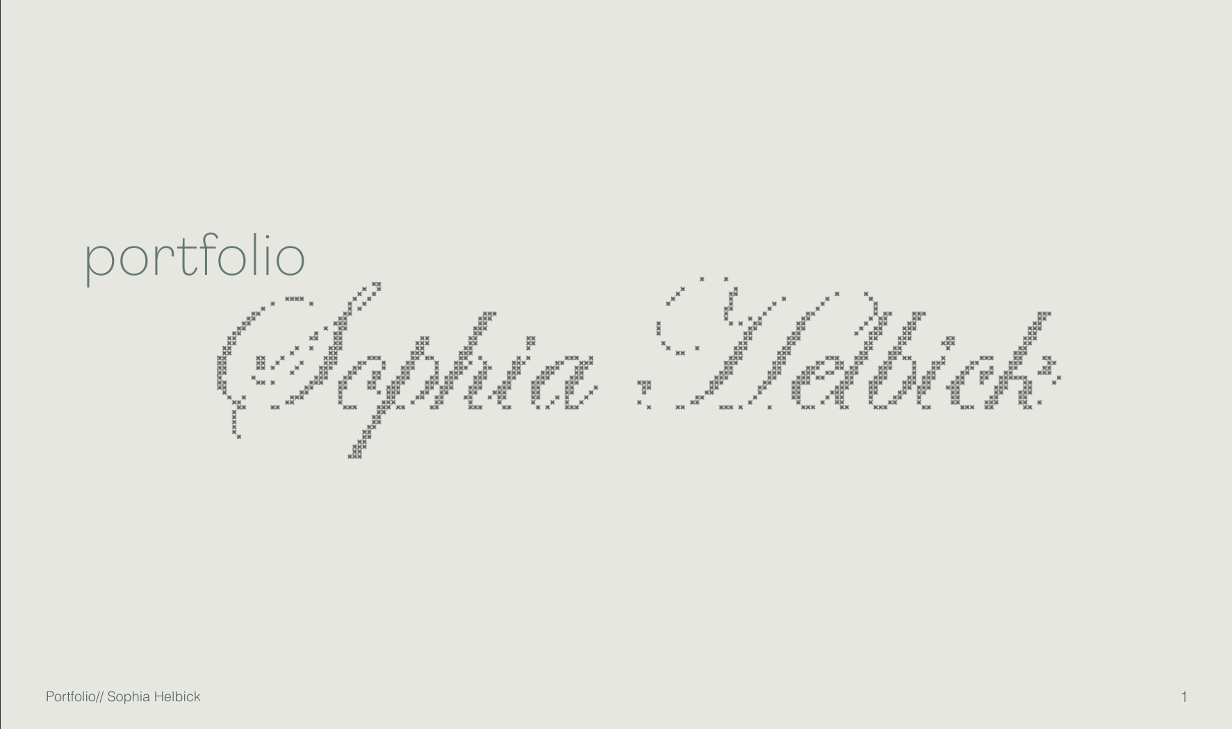 Portfolio