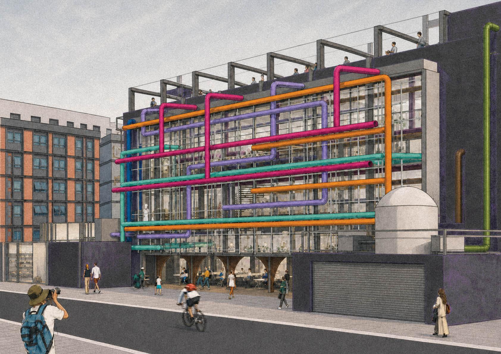 Waste and Water Recycling Façade