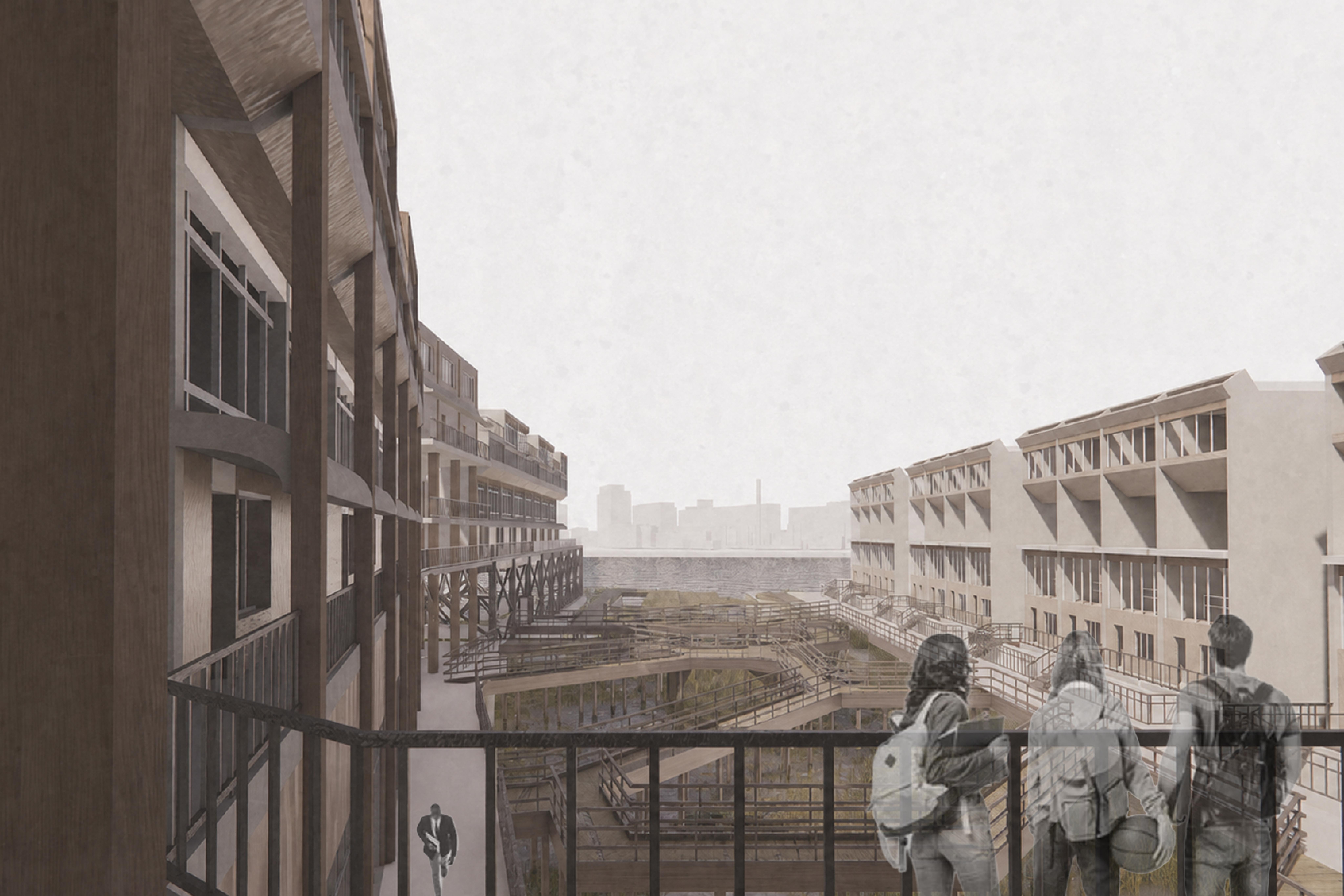 Exterior View Towards River Thames