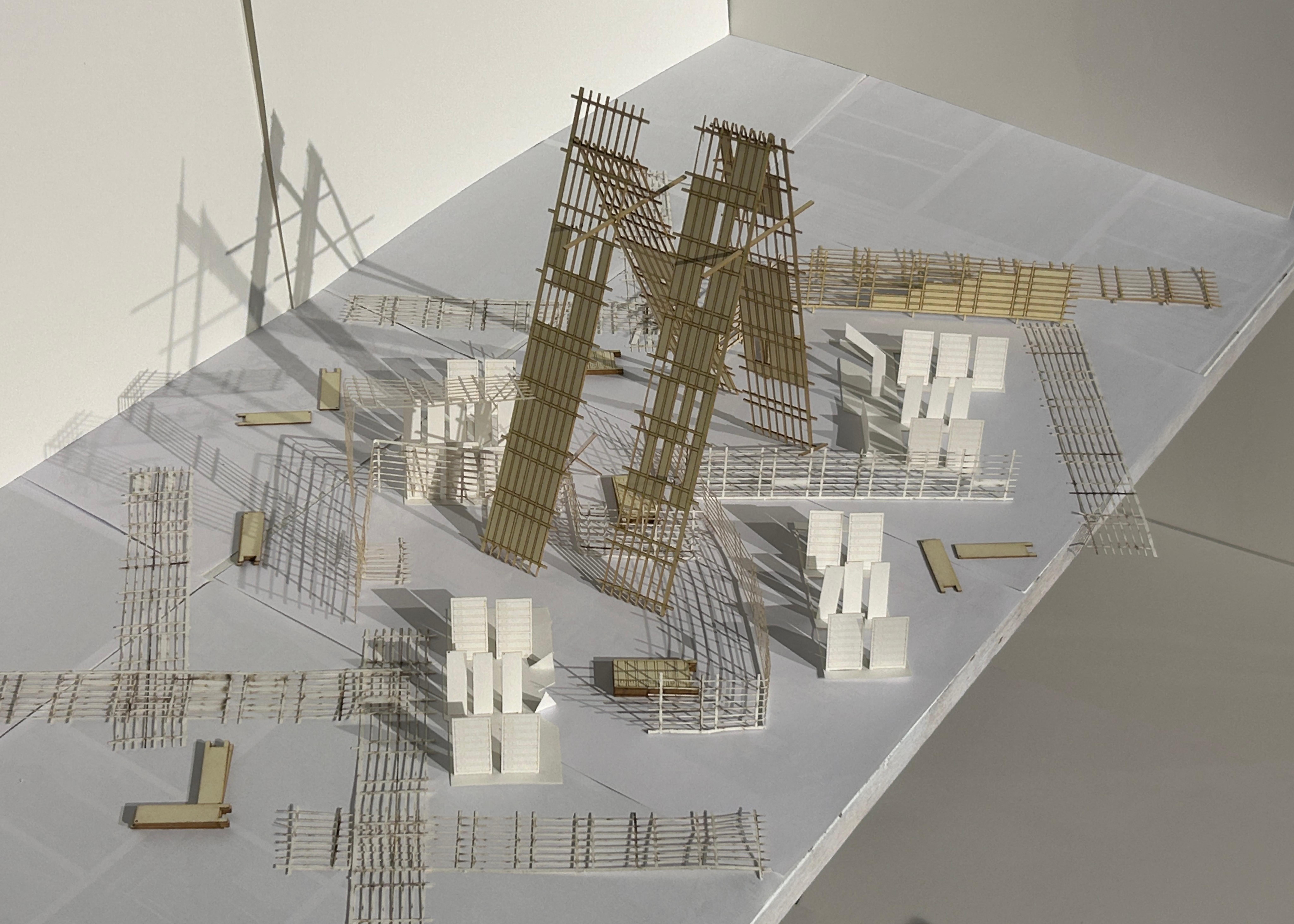Sketch Model with Civic and Urban Elements