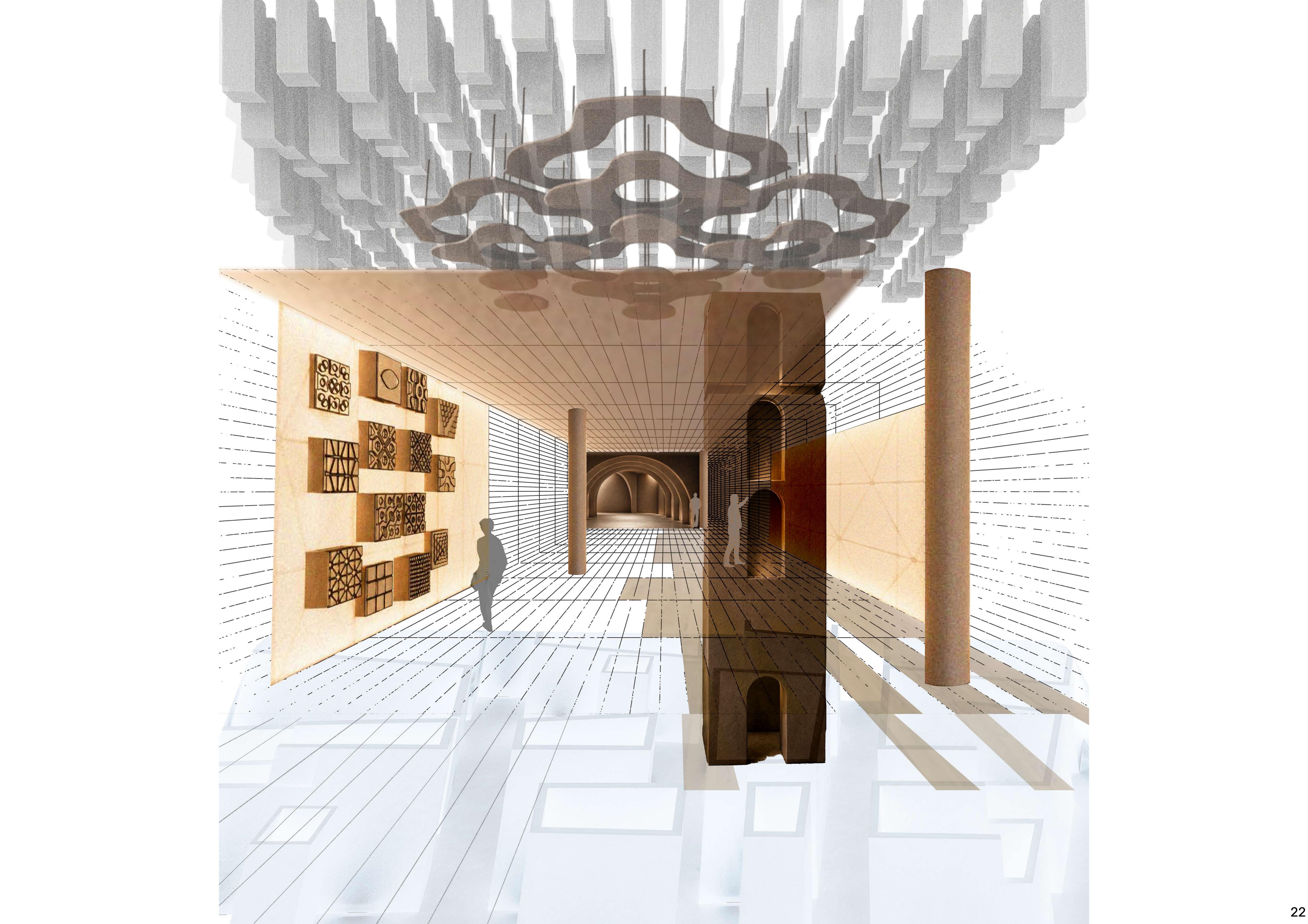 View to the First floor exhibition space