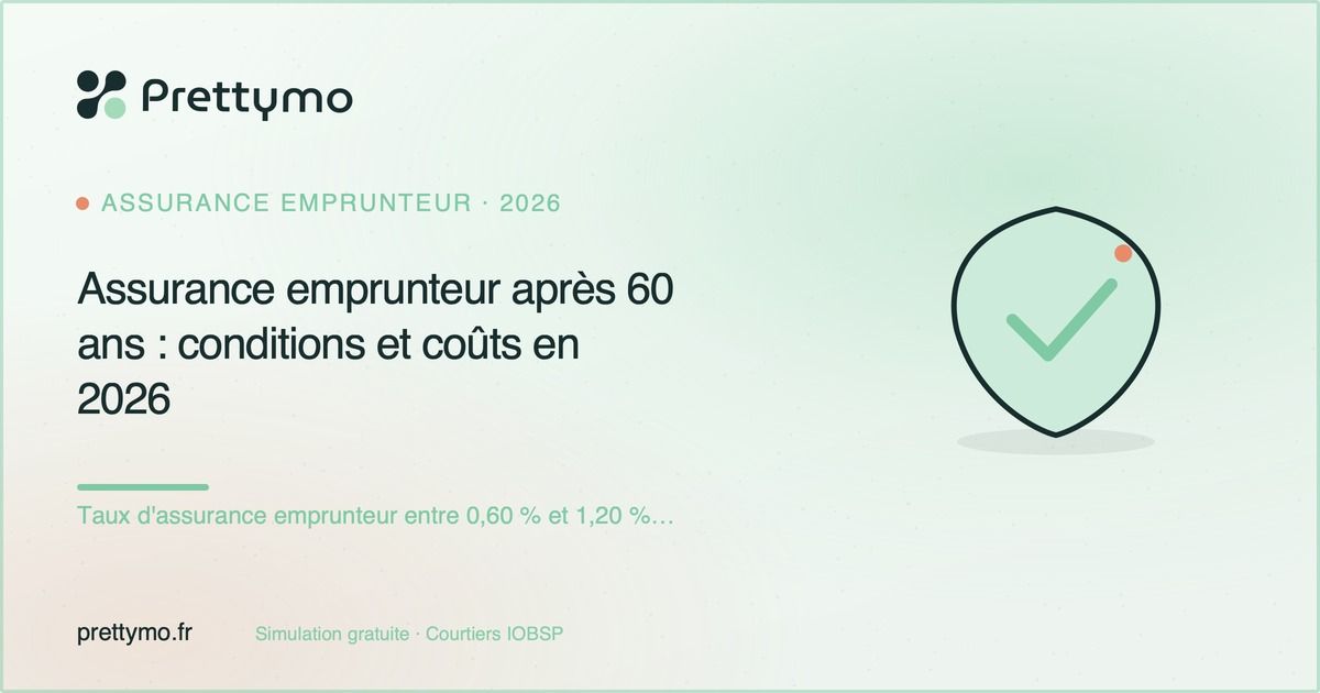Assurance emprunteur après 60 ans : conditions et coûts en 2026