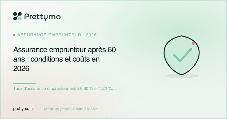 Assurance emprunteur après 60 ans : conditions et coûts en 2026