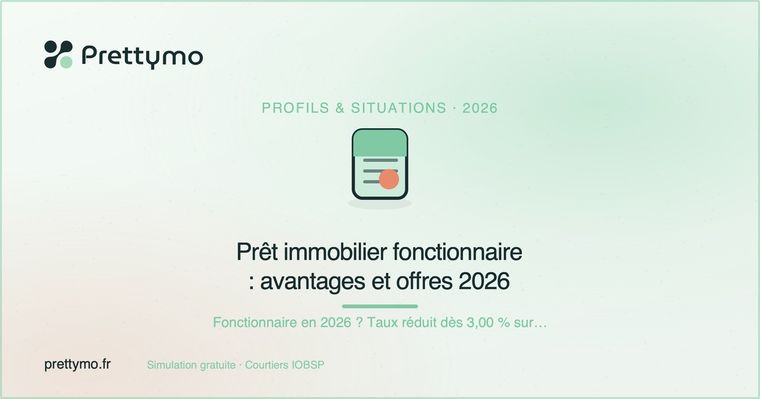 Prêt immobilier fonctionnaire : avantages et offres 2026