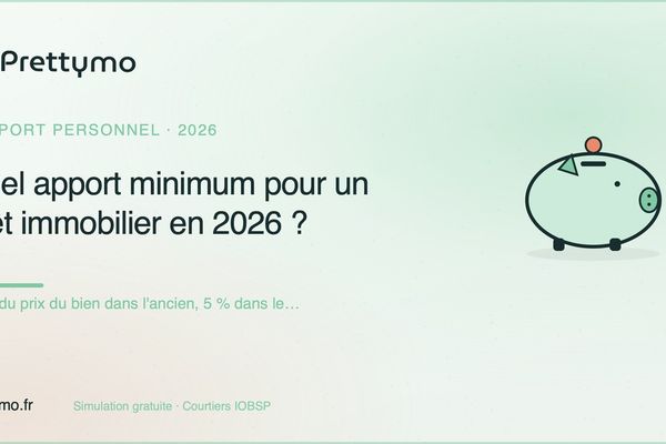 Quel apport minimum pour un prêt immobilier en 2026 ?