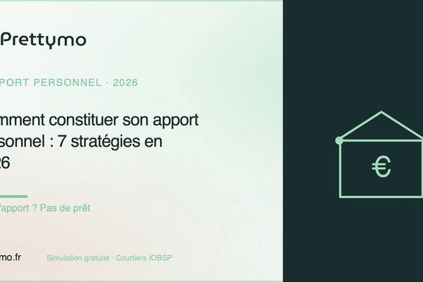 Comment constituer son apport personnel : 7 stratégies en 2026