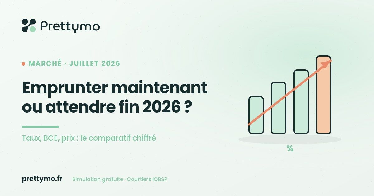 Emprunter maintenant ou attendre fin 2026 : que faire ?