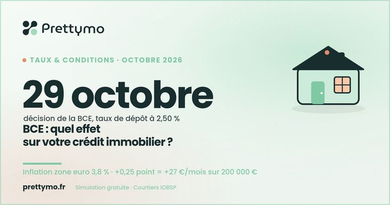 BCE du 29 octobre 2026 : quel effet sur un crédit immobilier ?