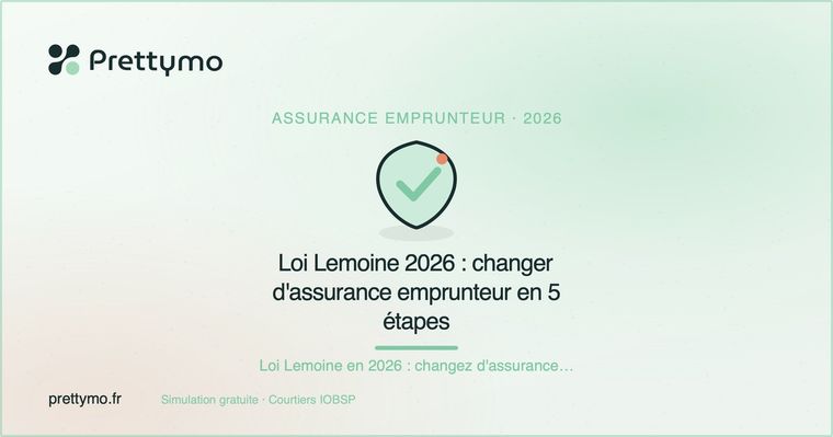 Loi Lemoine 2026 : changer d'assurance emprunteur en 5 étapes