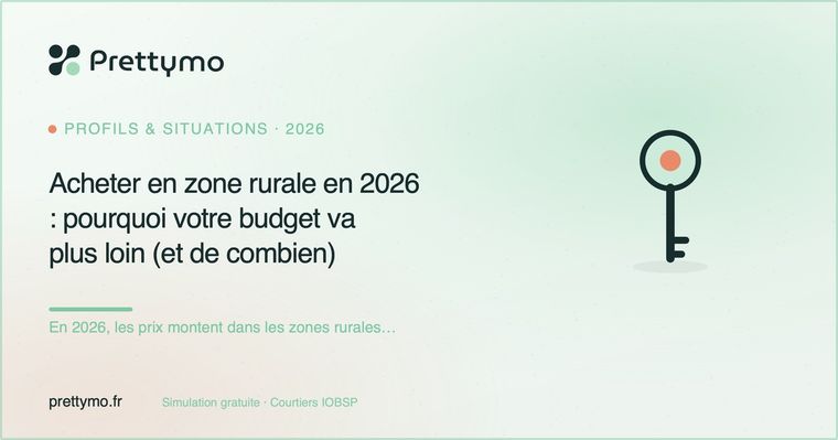 Acheter en zone rurale en 2026 : pourquoi votre budget va plus loin (et de combien)