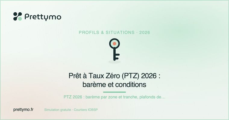 Prêt à Taux Zéro (PTZ) 2026 : barème et conditions
