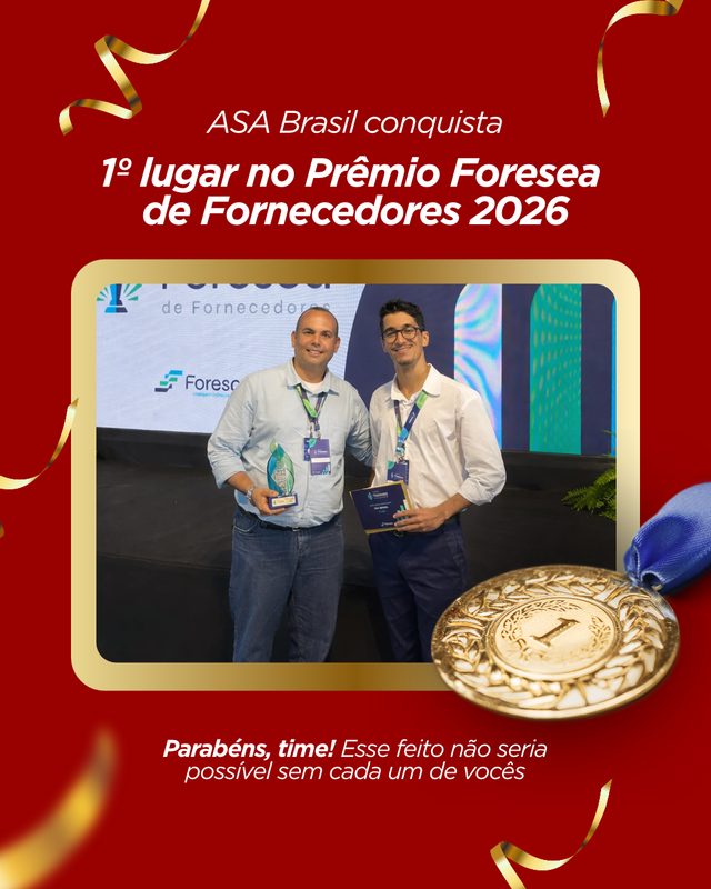 ASA Brasil conquista 1º lugar em reconhecimento da Foresea