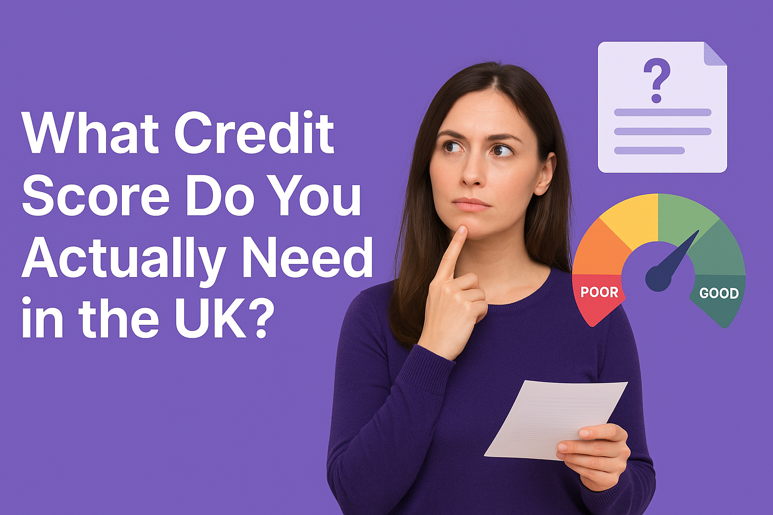 What Credit Score Do You Actually Need in the UK?