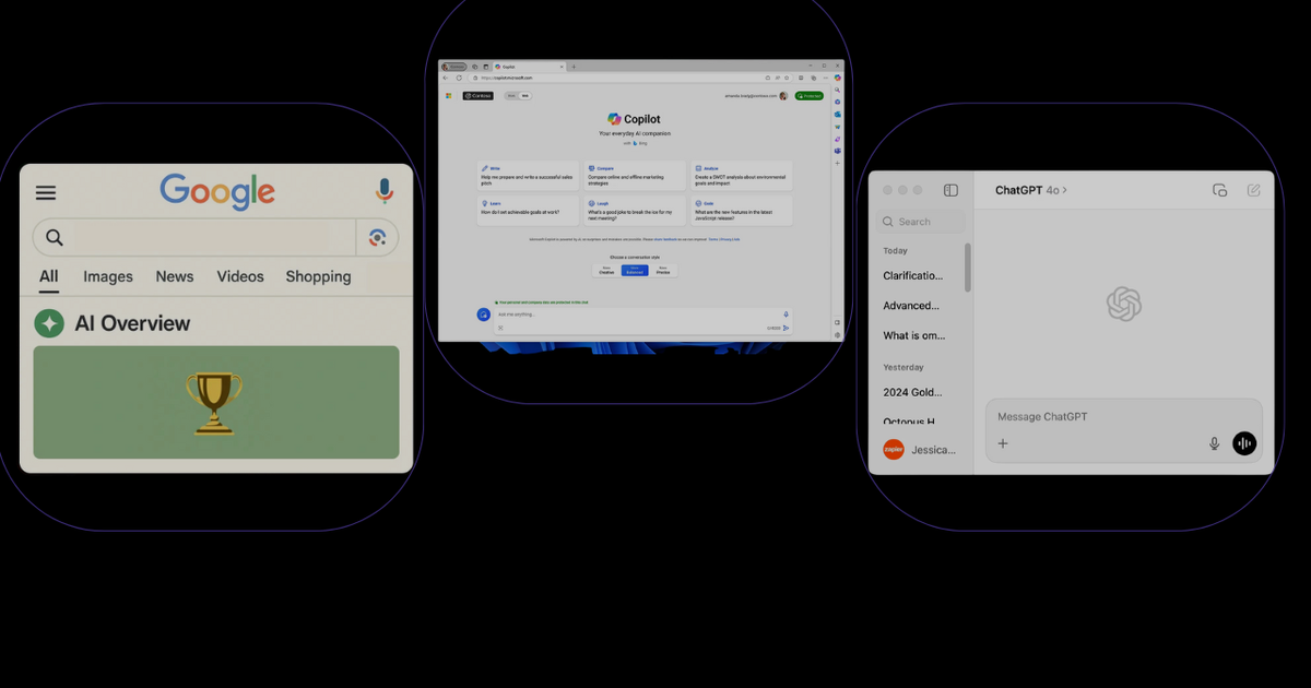 What Do Google's SGE, Bing CoPilot & ChatGPT Have in Common?