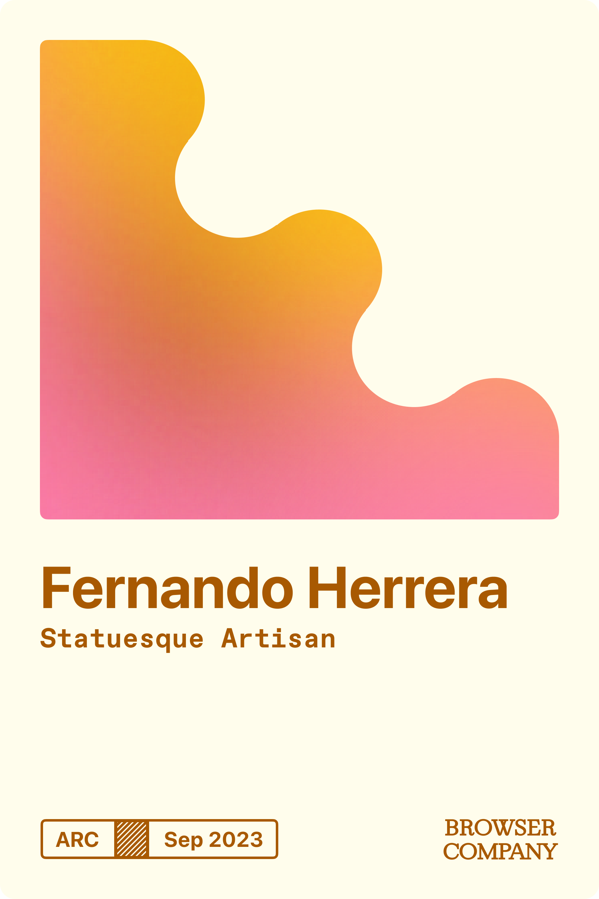 Fernando Herrera's Member Card