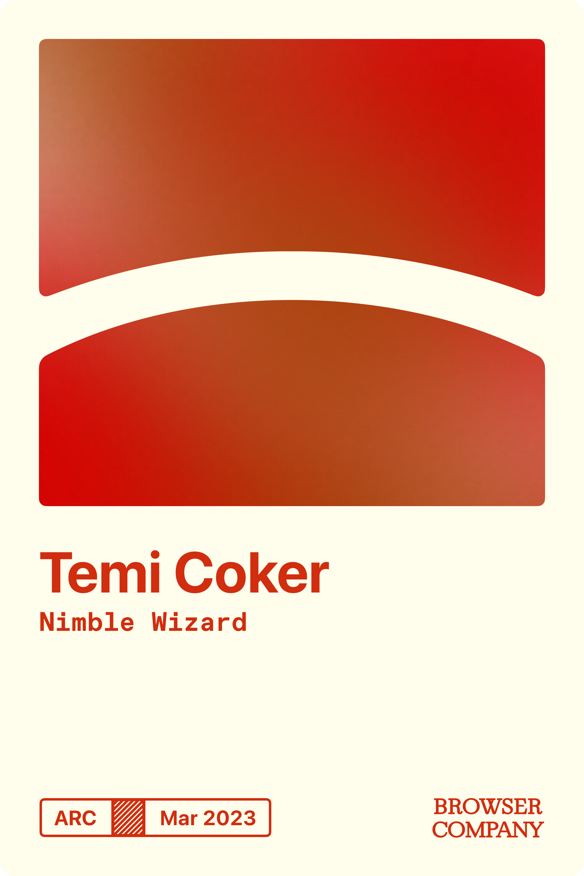 Temi Coker's Member Card