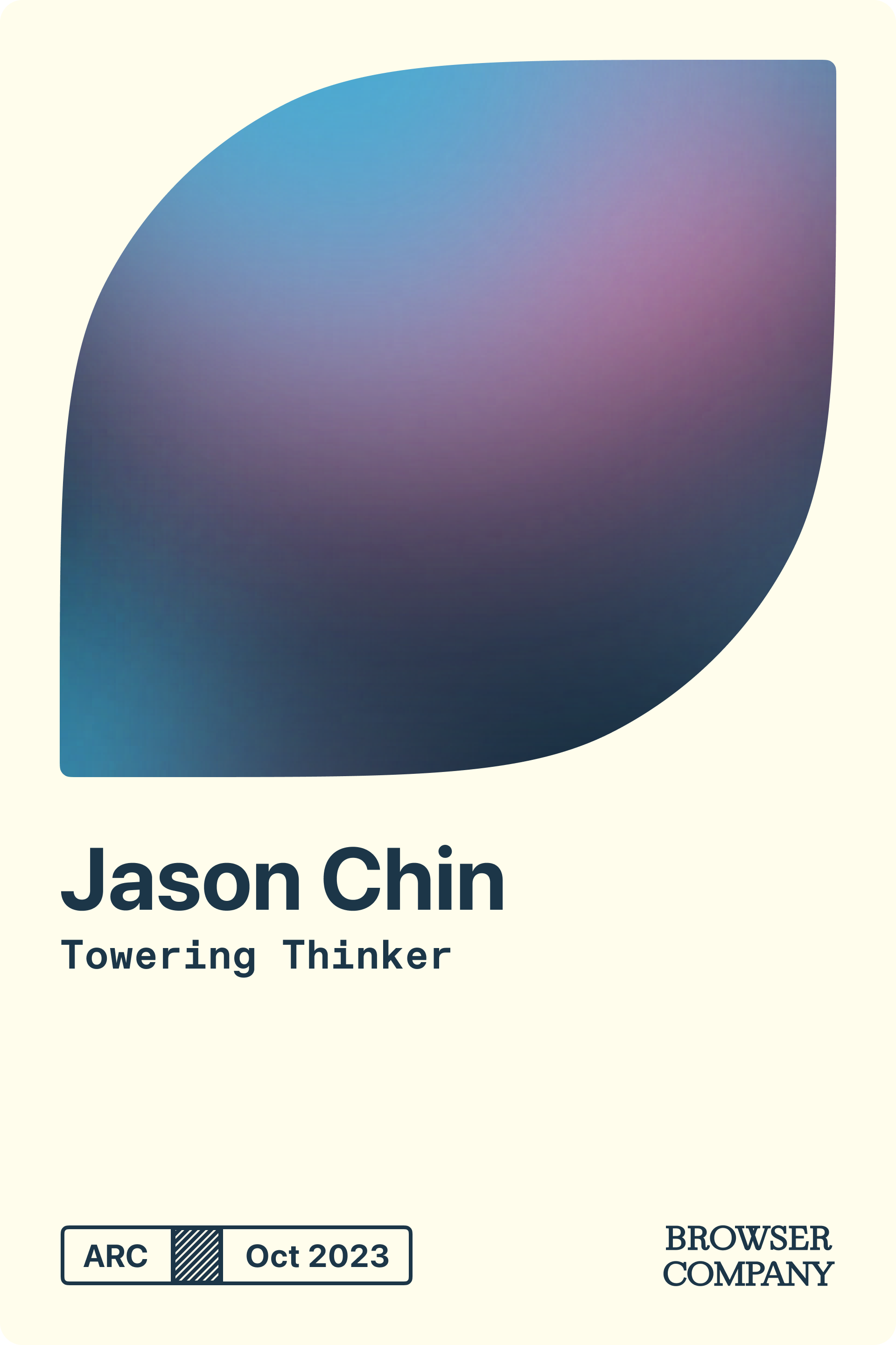 Jason Chin's Member Card