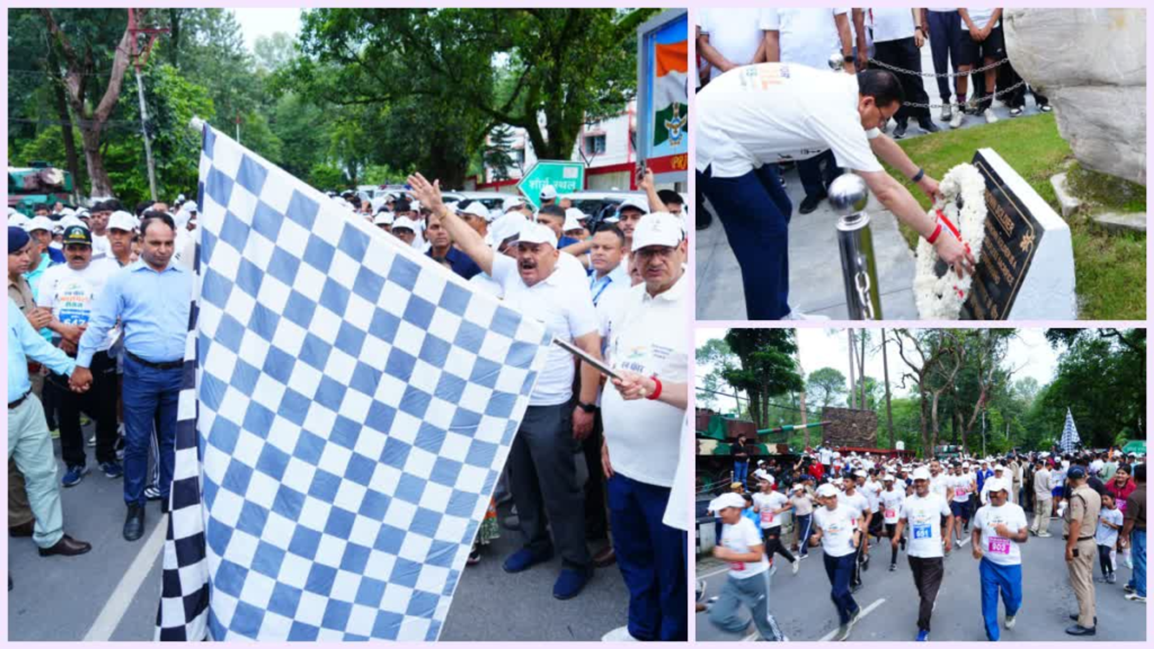 कारगिल विजय दिवस: सीएम धामी ने ‘रन फॉर कारगिल हीरोज’ मैराथन को दिखाई हरी झंडी, शहीदों को किया नमन