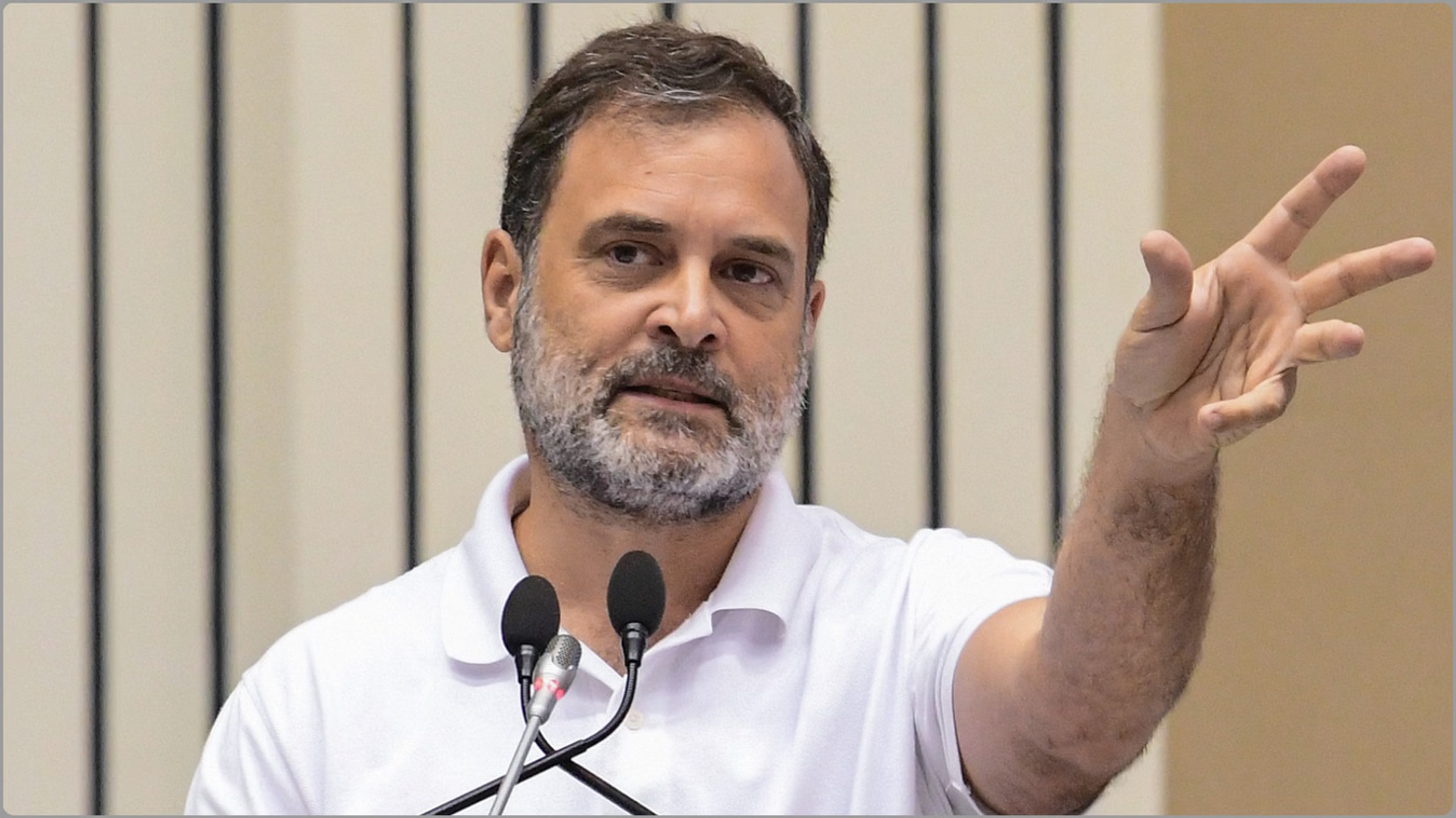 राहुल गांधी पर दर्ज मुकदमे के खिलाफ कांग्रेस का प्रदर्शन, FIR निरस्त करने की मांग