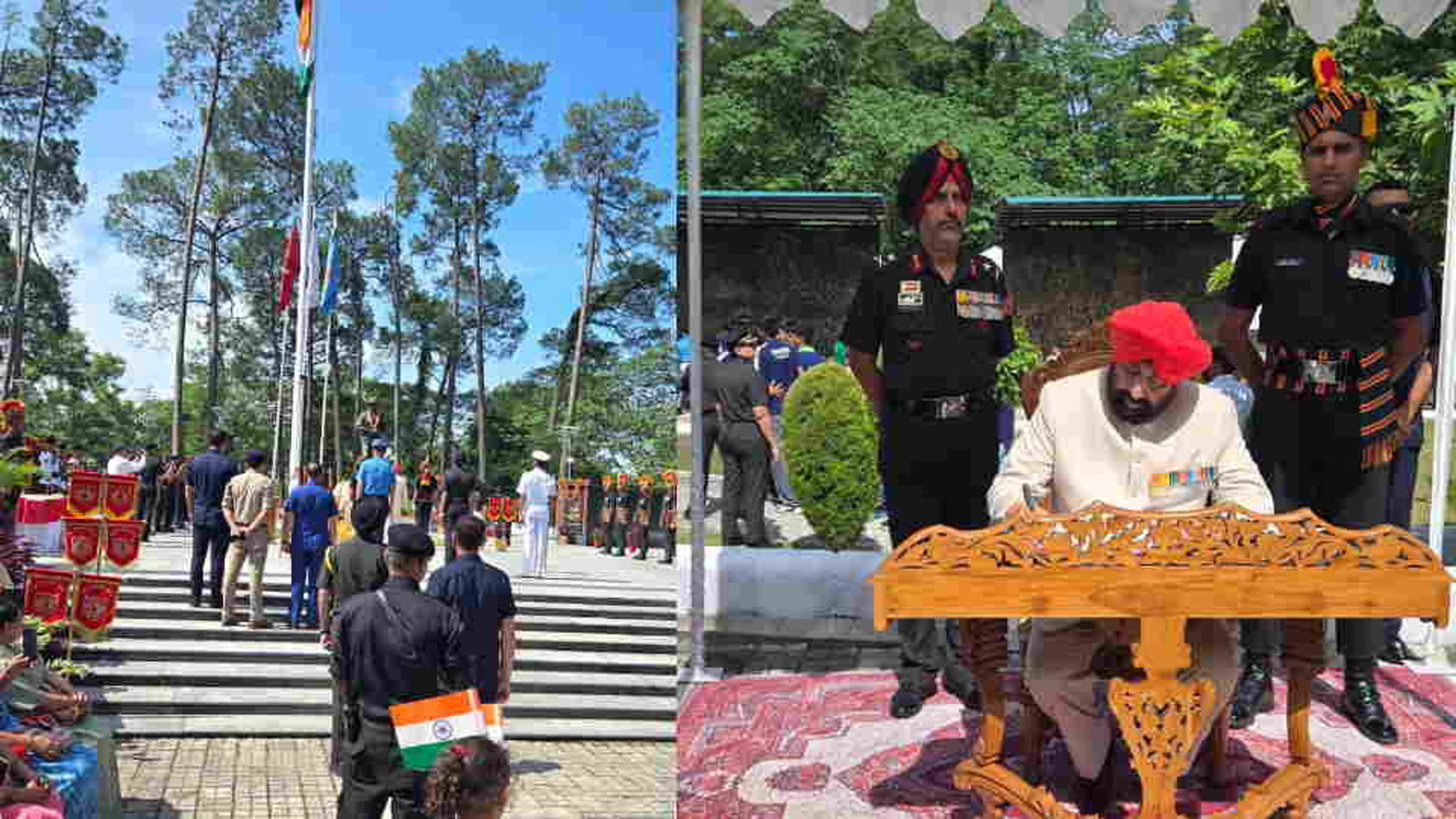 कारगिल विजय दिवस: राज्यपाल गुरमीत सिंह और सीएम धामी ने शहीदों को दी श्रद्धांजलि; चीड़बाग में ‘वीर नारियों’ का हुआ सम्मान