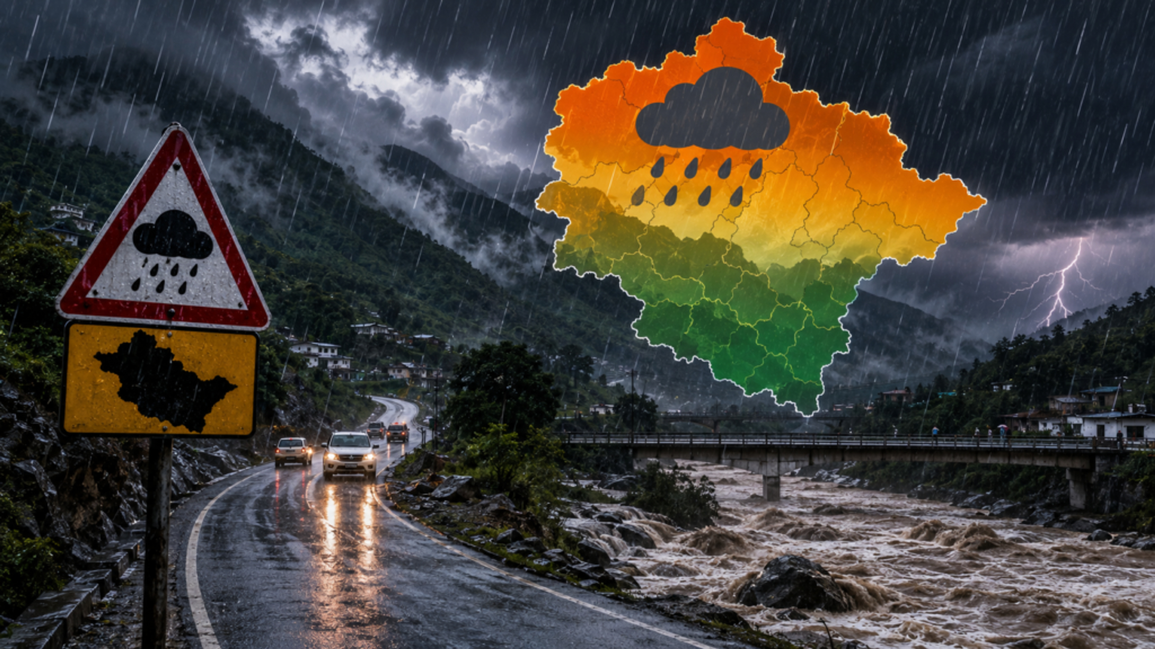 उत्तराखंड में 10 अगस्त तक भारी बारिश का अलर्ट