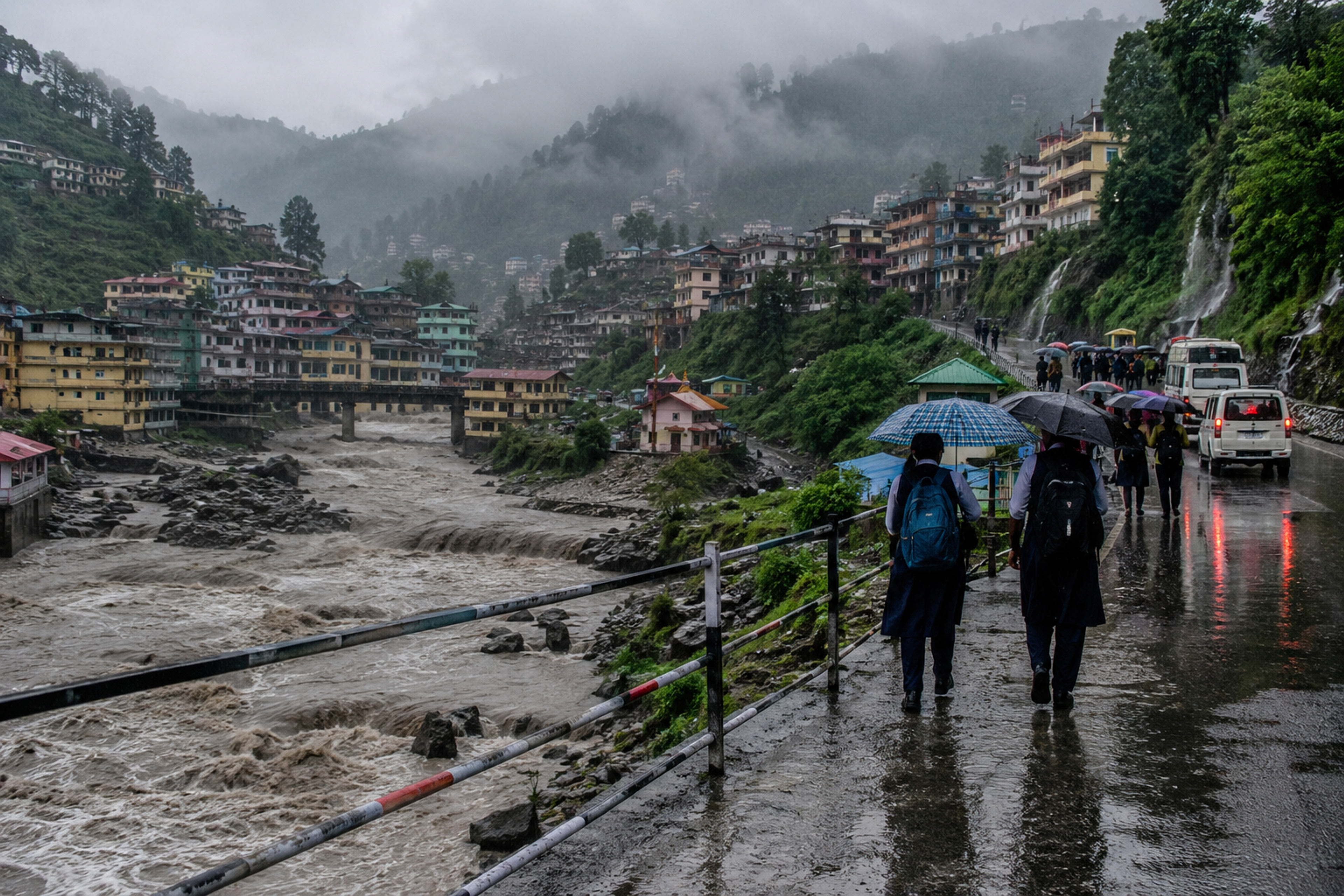 उत्तराखंड में भारी बारिश का येलो अलर्ट: अल्मोड़ा में 3 सितंबर को स्कूल-कॉलेज और यूनिवर्सिटी बंद; 8 जिलों में भारी वर्षा की चेतावनी