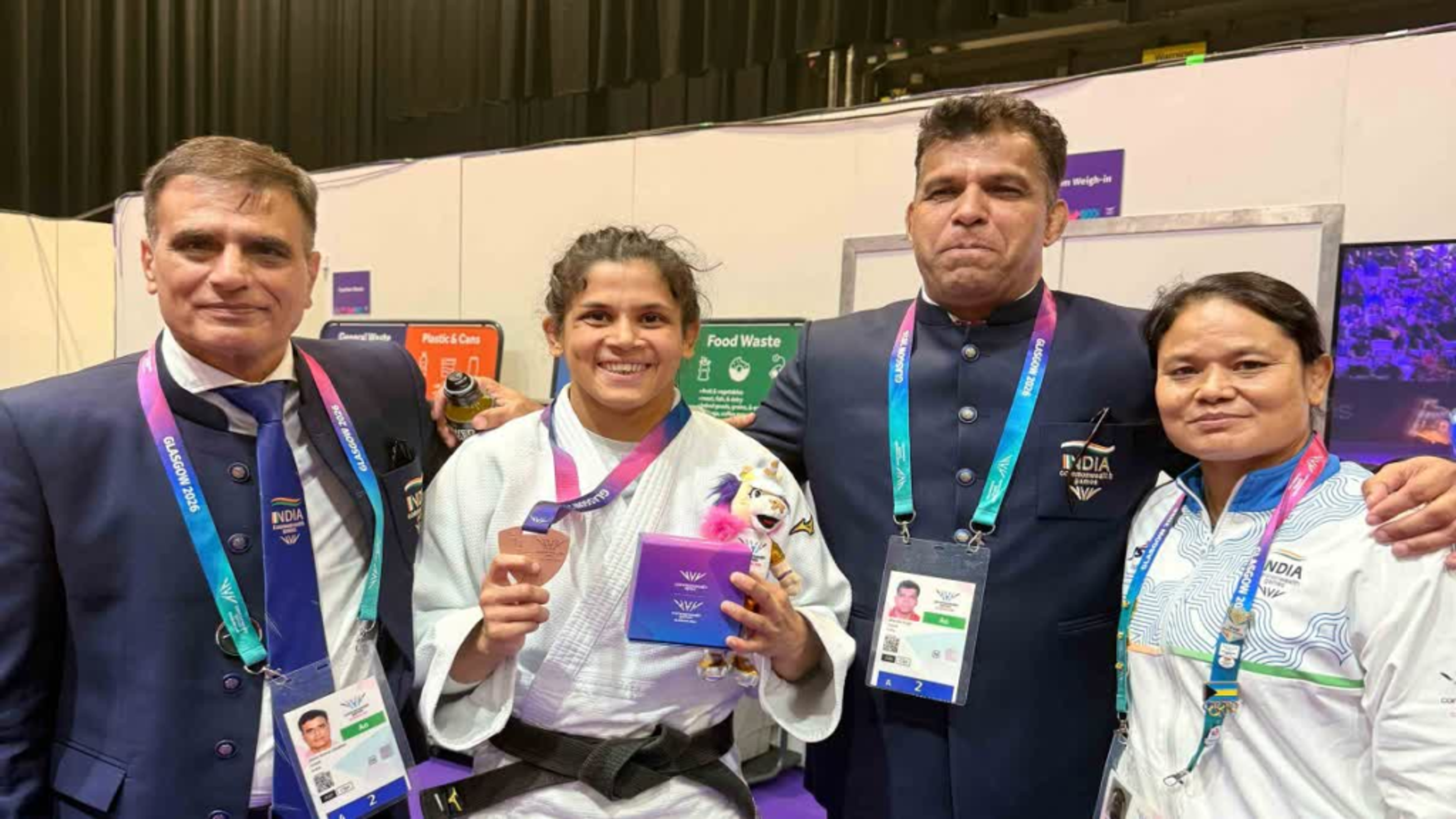 ग्लास्गो में उत्तराखंड की बेटी का जलवा: जूडो में उन्नति शर्मा ने जीता कांस्य पदक, 63 किग्रा भार वर्ग में देश का नाम किया रोशन