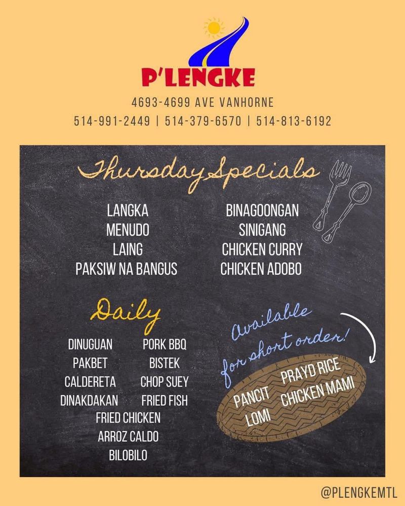 Thursday Specials