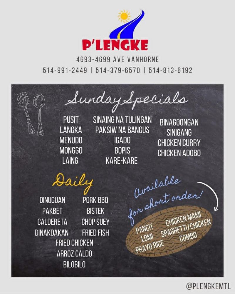 Sunday Specials