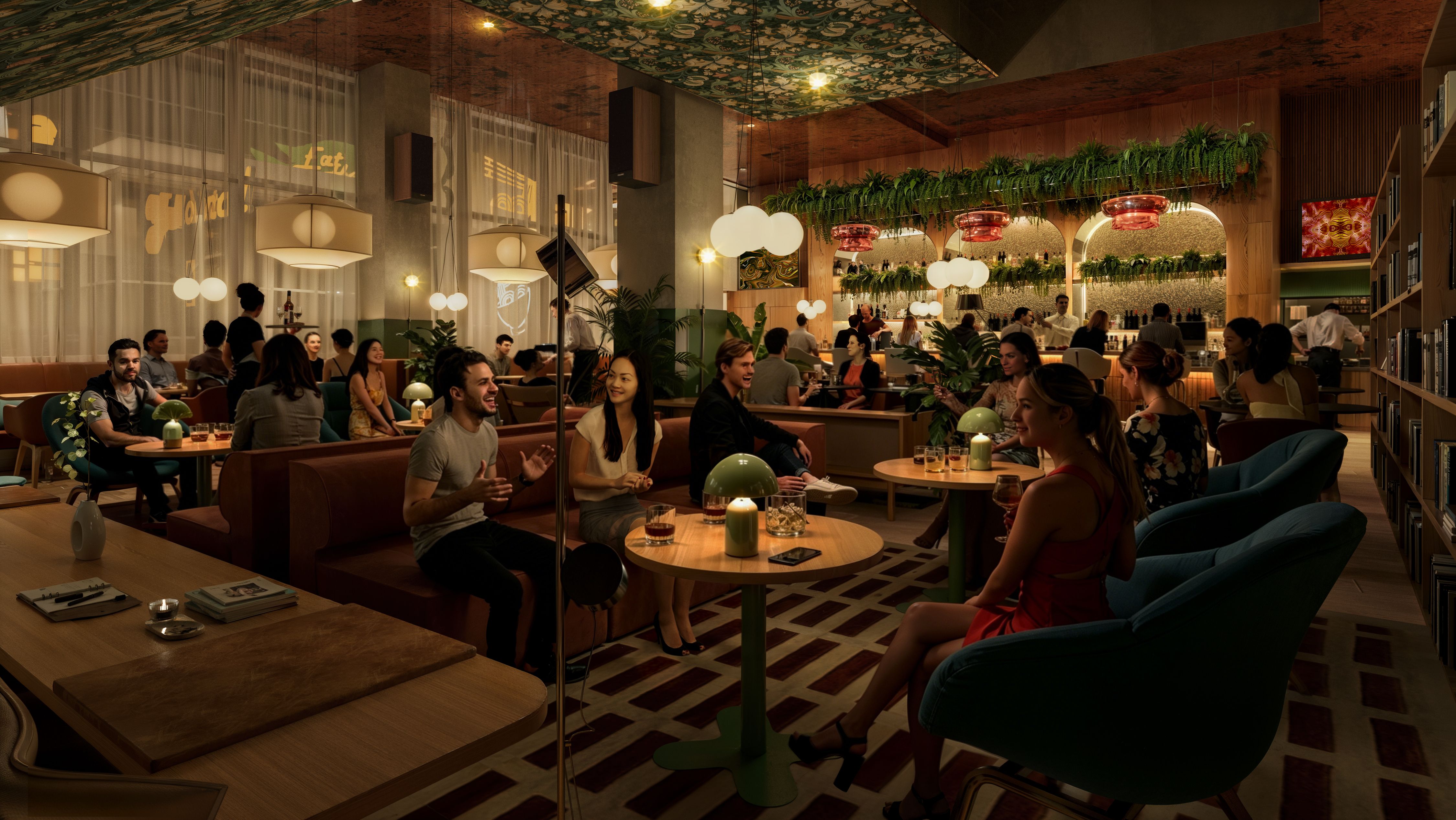 Lila's on GreenStreet at night