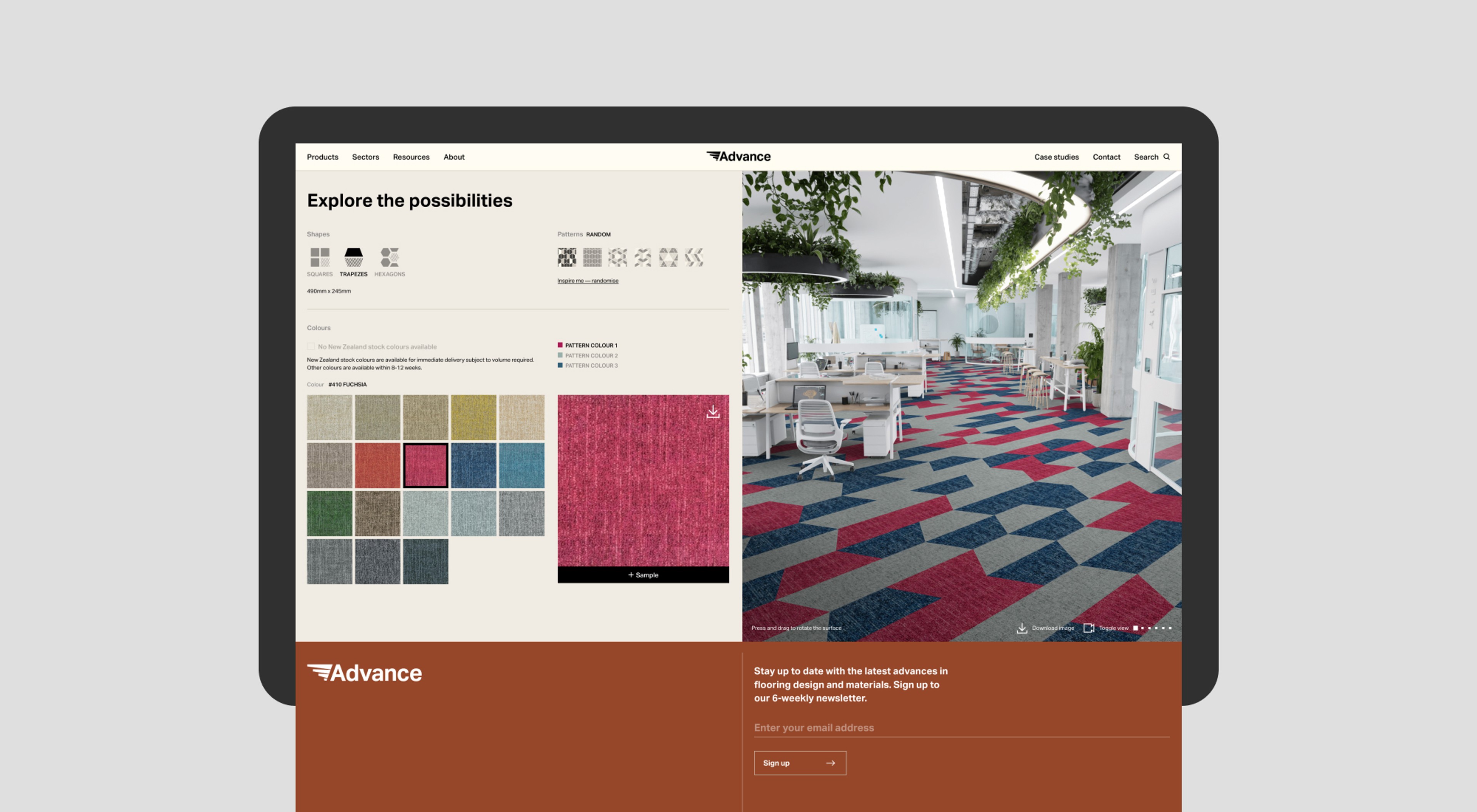 Advance Flooring Website