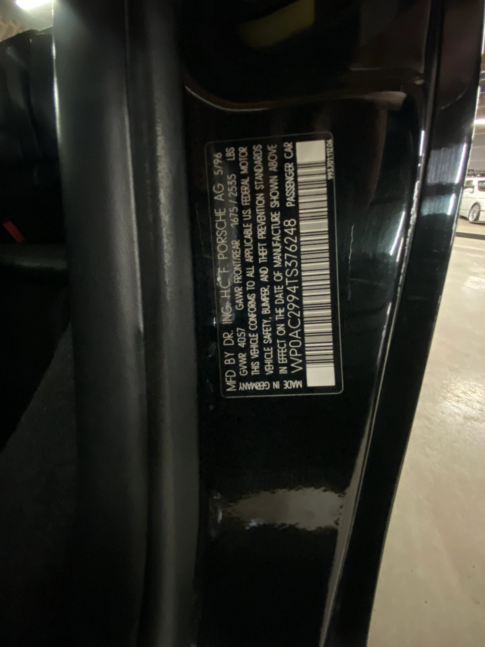 1996 Porsche 911 Turbo Misc 65