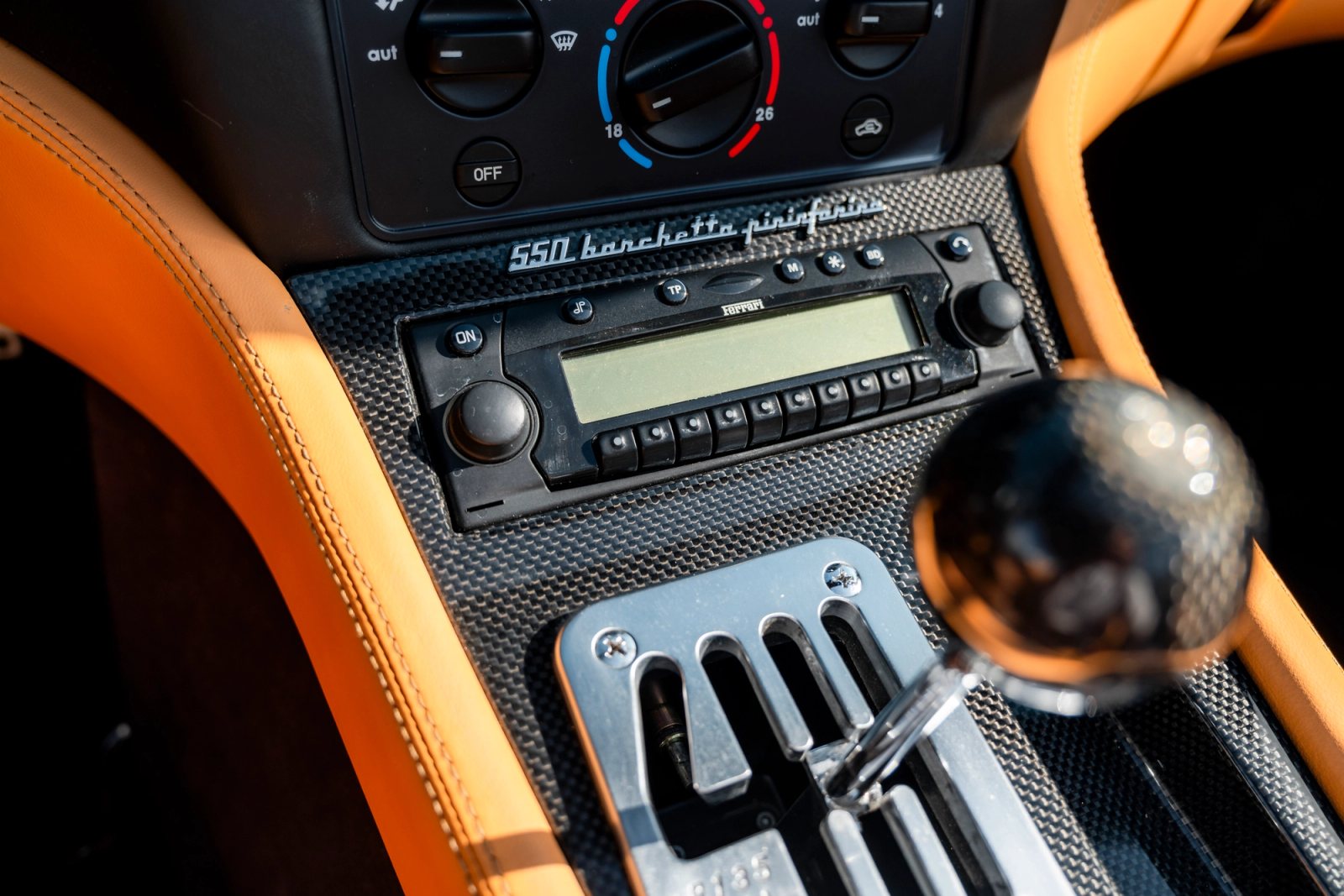 2001 Ferrari 550 Barchetta Interior 50