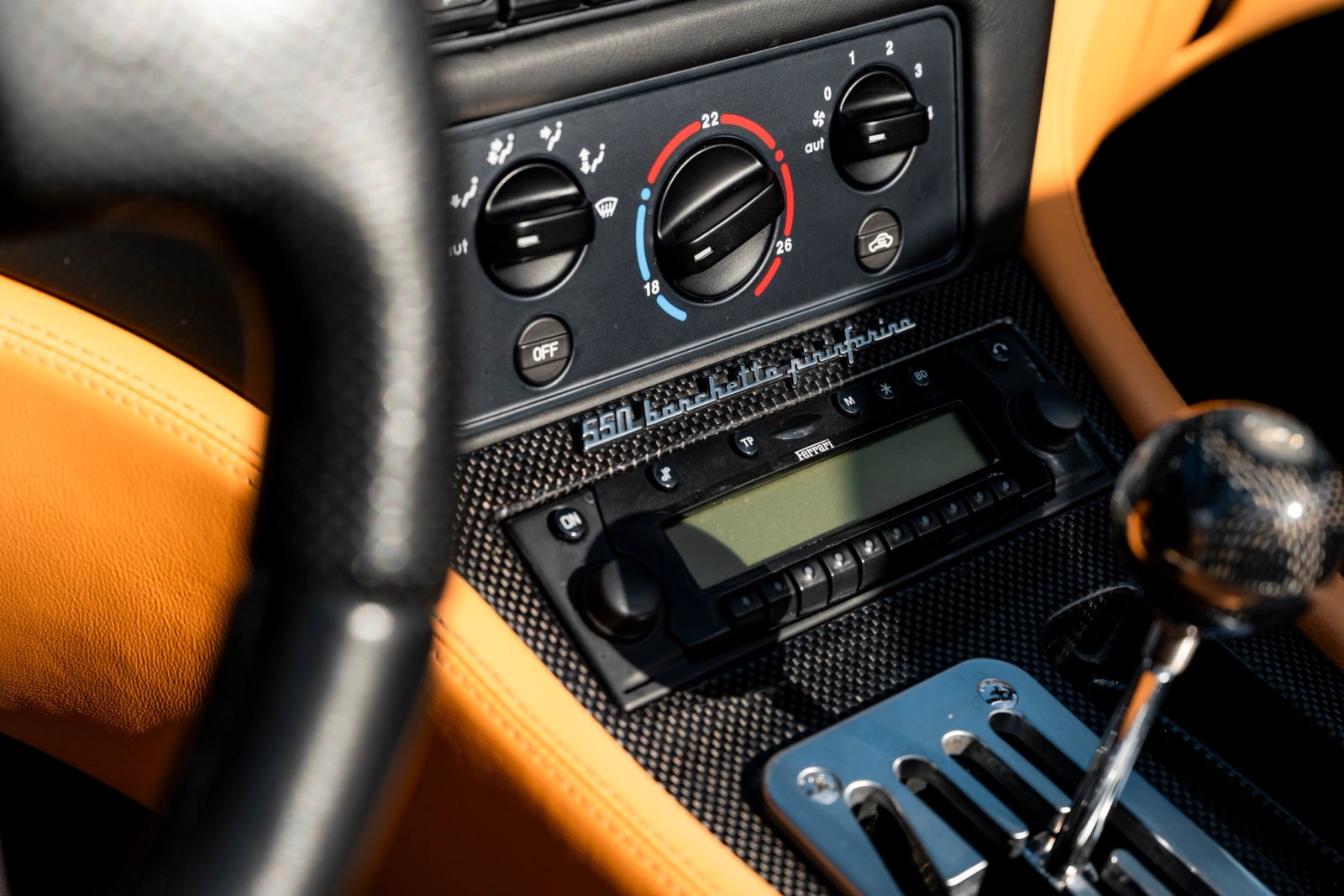 2001 Ferrari 550 Barchetta Interior 16