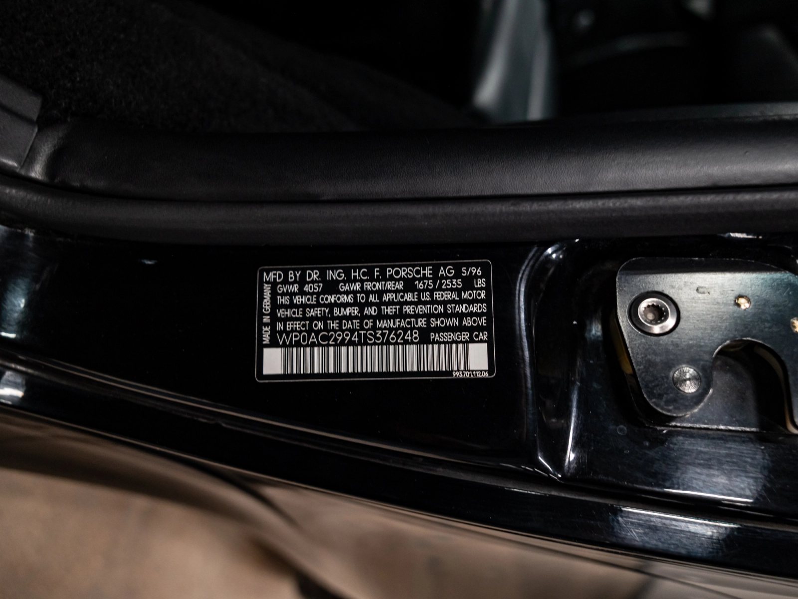 1996 Porsche 911 Turbo Misc 64