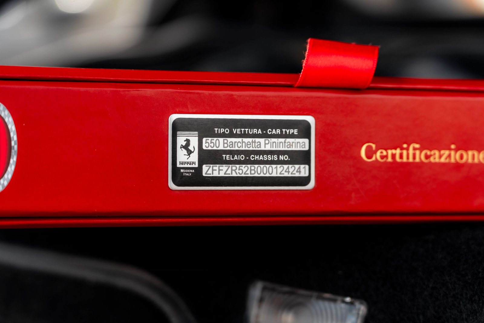 2001 Ferrari 550 Barchetta Misc 158