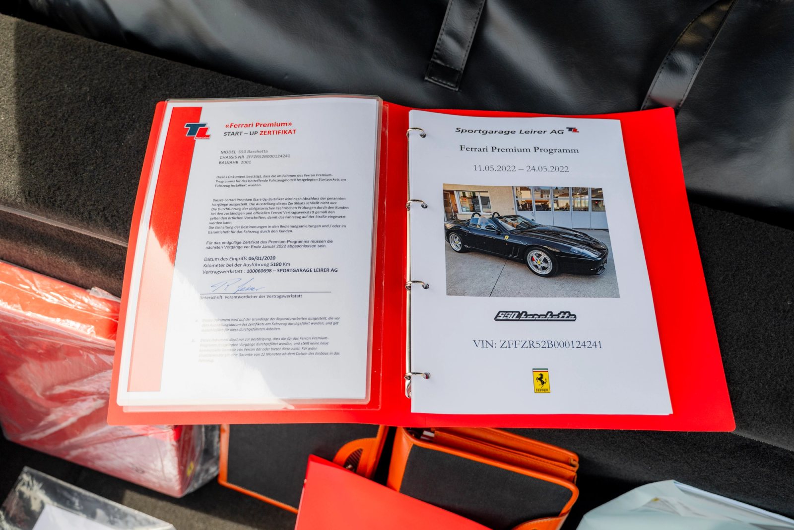 2001 Ferrari 550 Barchetta Misc 151