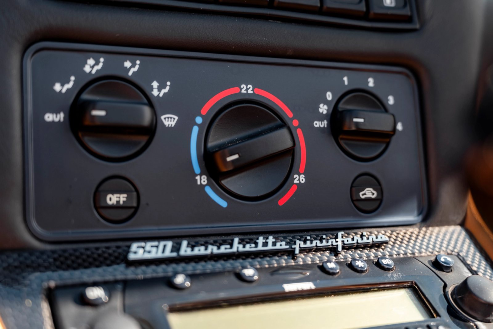 2001 Ferrari 550 Barchetta Interior 48