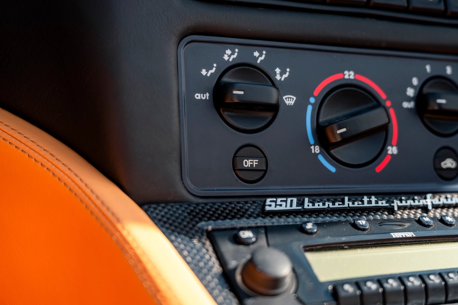 2001 Ferrari 550 Barchetta Interior 46