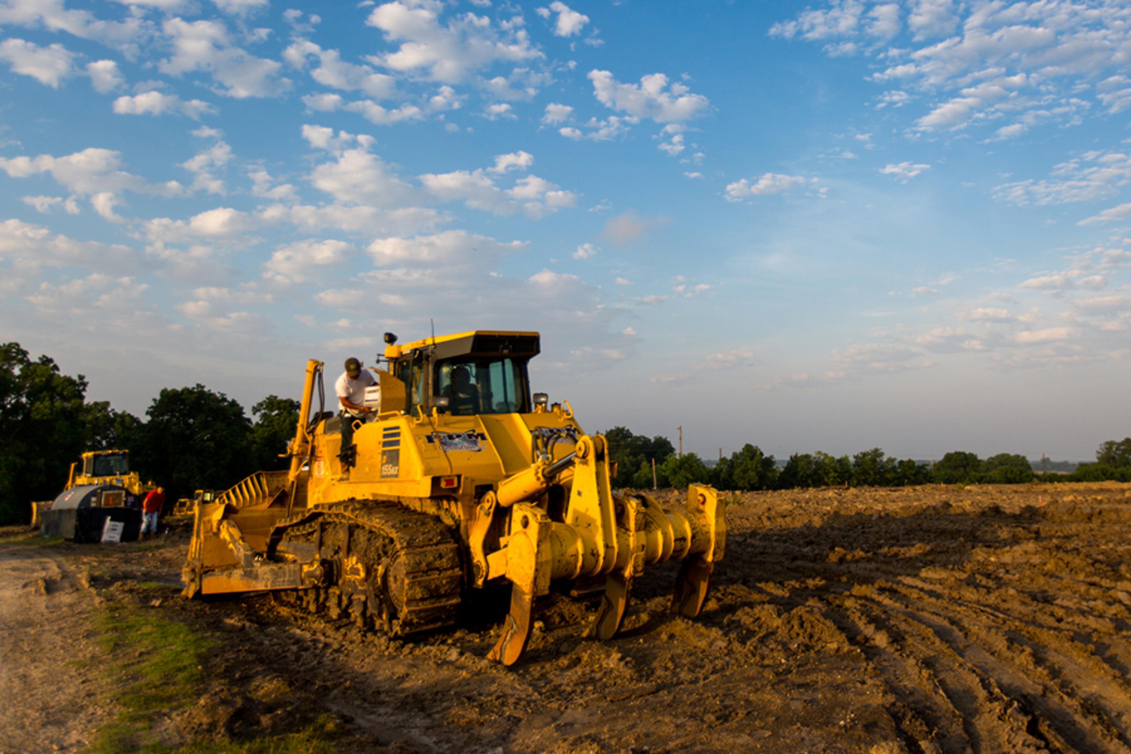 Earthmoving on a Mabrey & Partners development