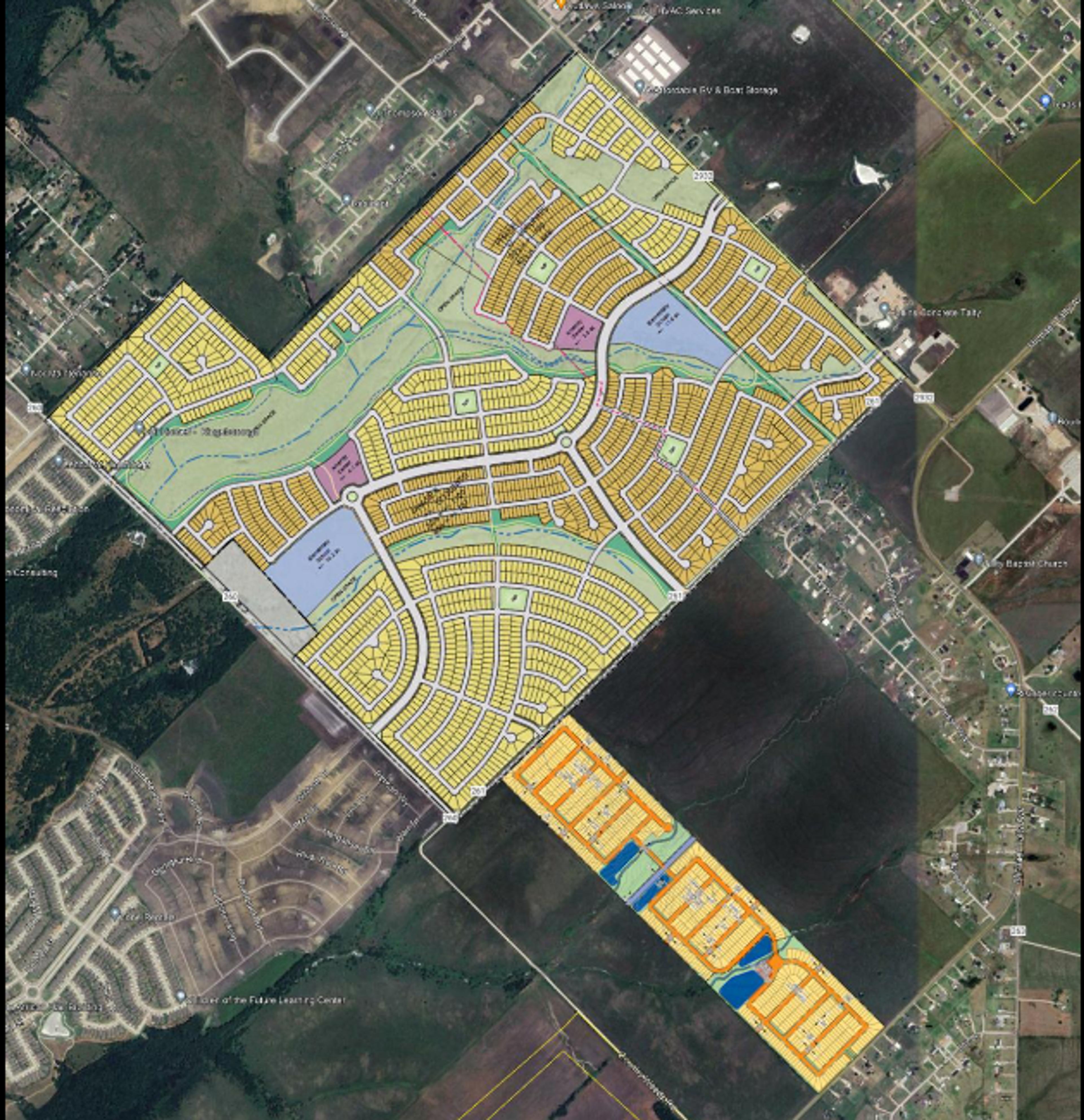 Kingsborough East land plan