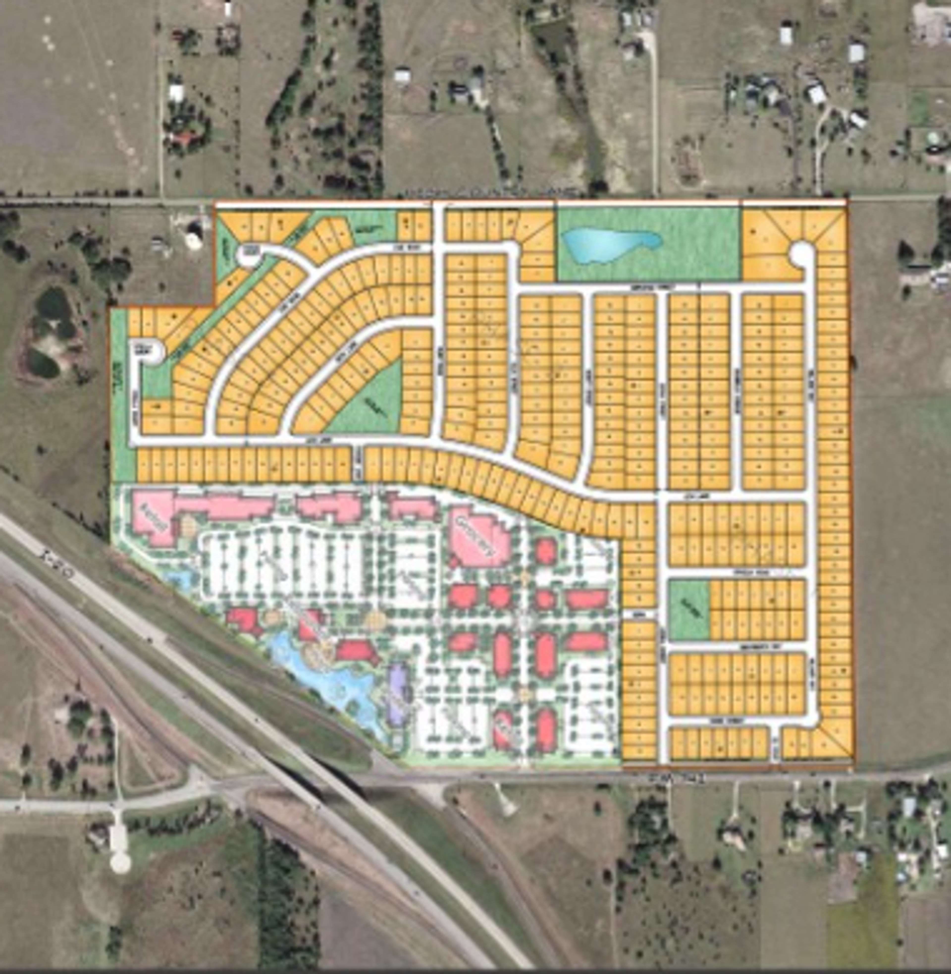 Vintage Meadows land plan