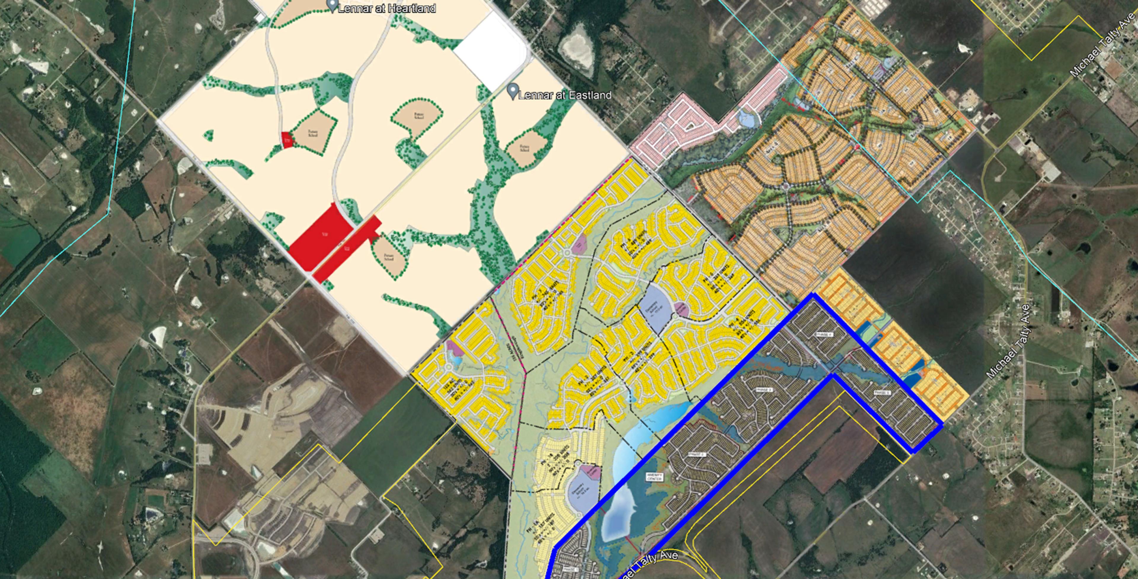 Map of Mabrey & Partners developments across North Texas