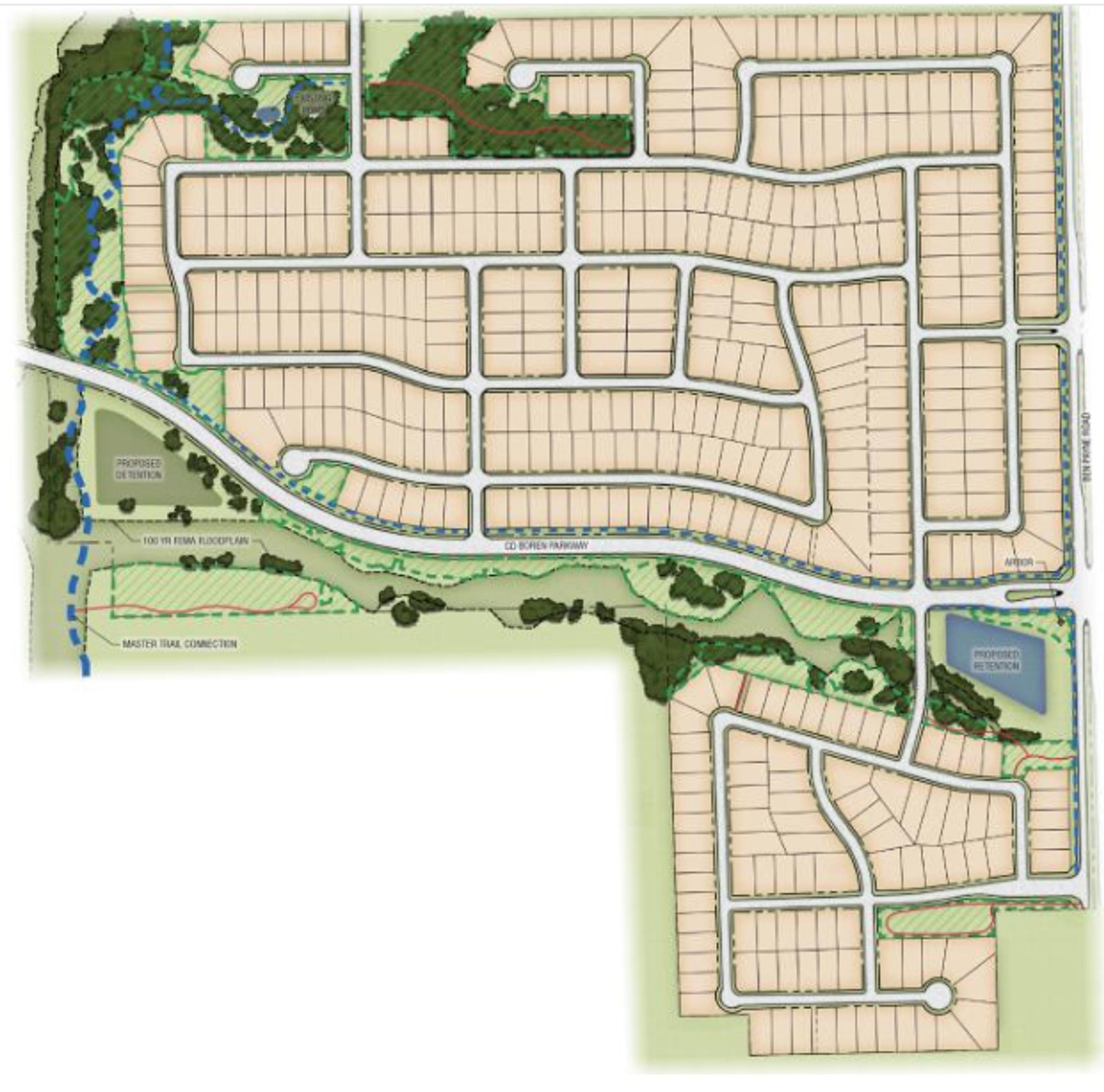 Woodcreek West land plan