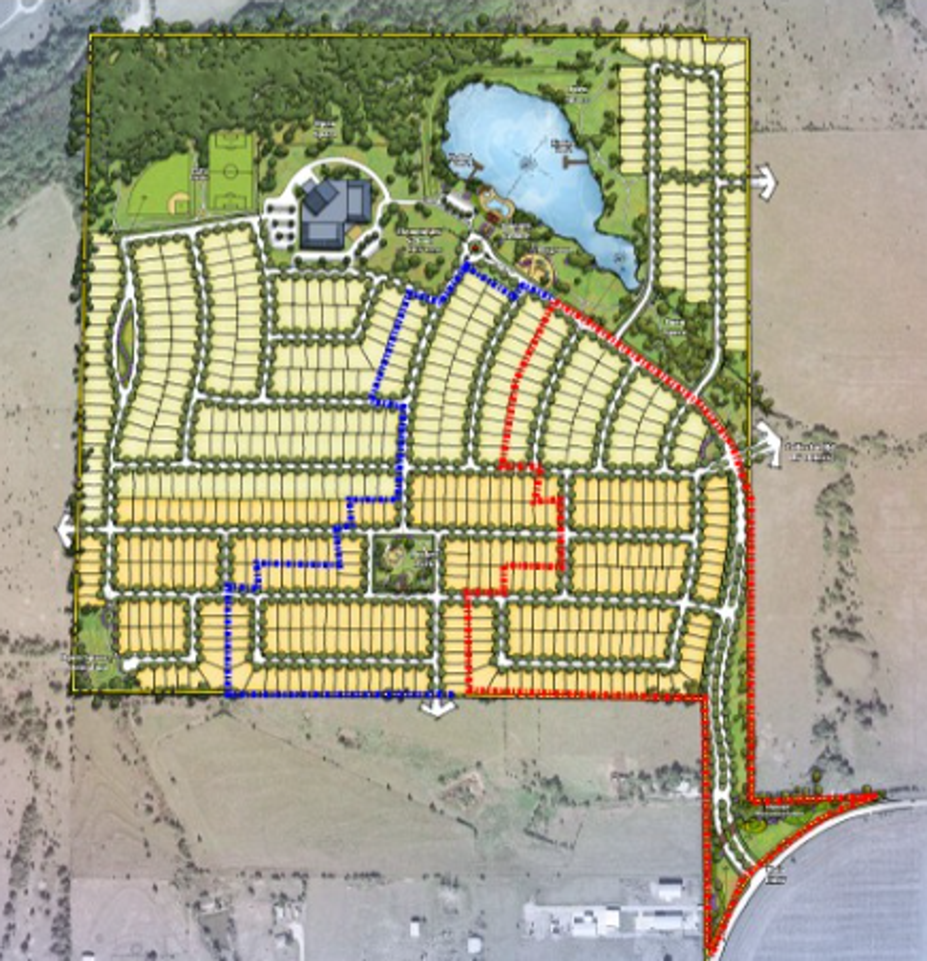 Lakewood Trails land plan